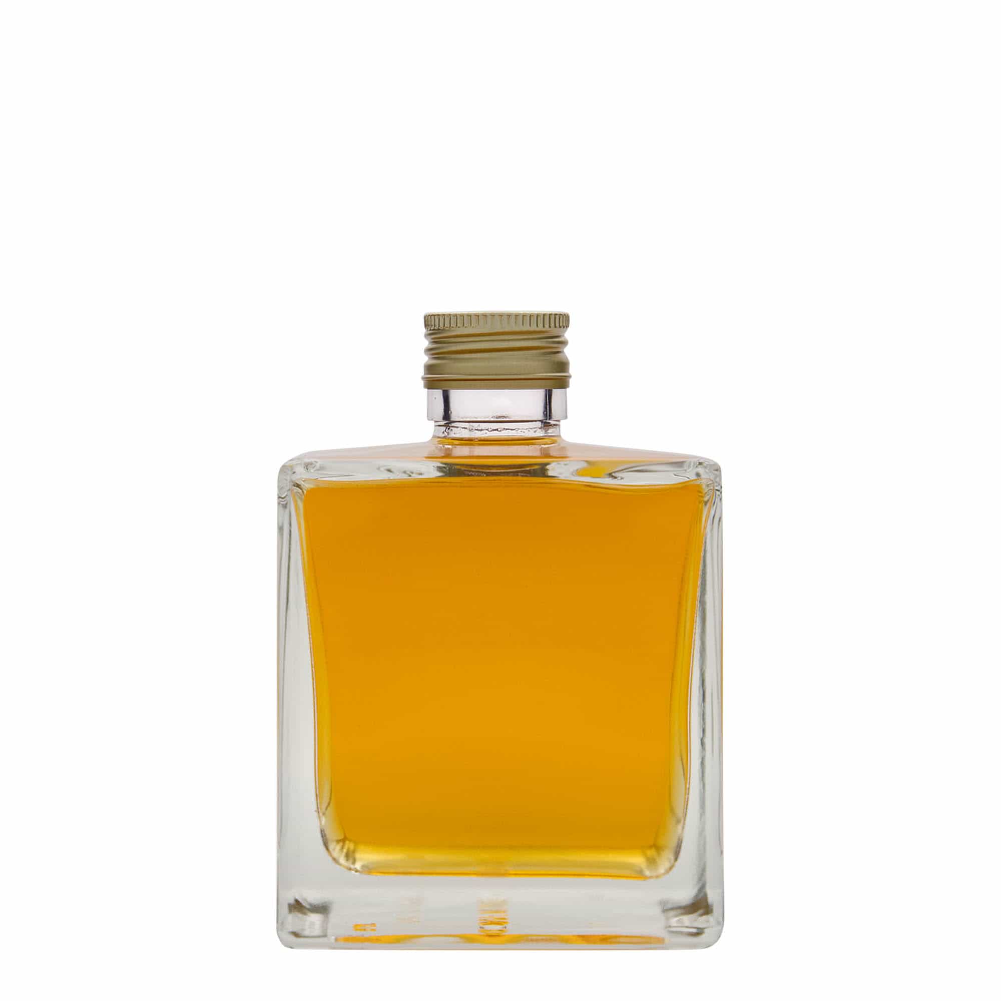 500 ml klaaspudel 'Cube', ruudukujuline, sulgur: PP 28