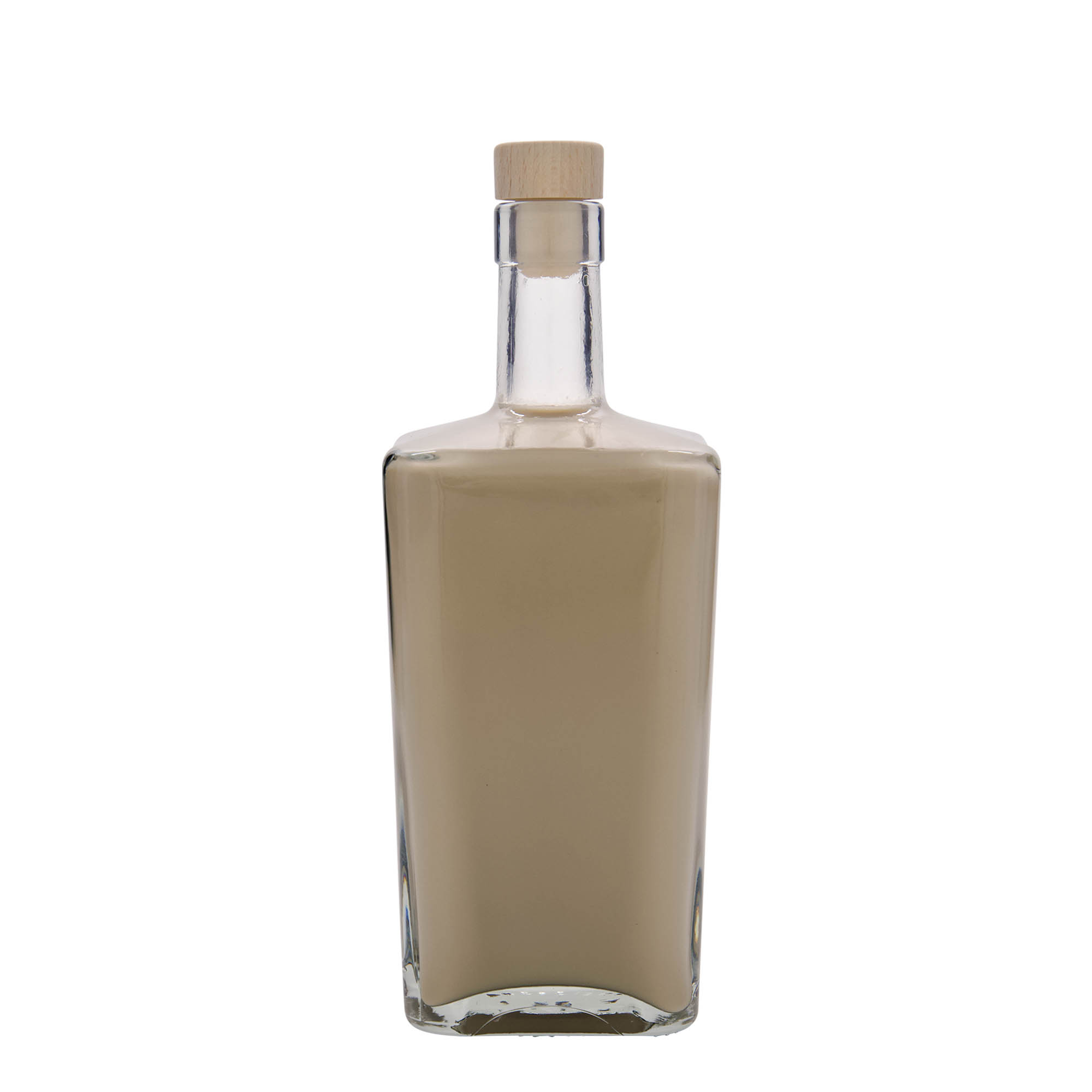 700 ml klaaspudel 'Noel', ruudukujuline, sulgur: kork