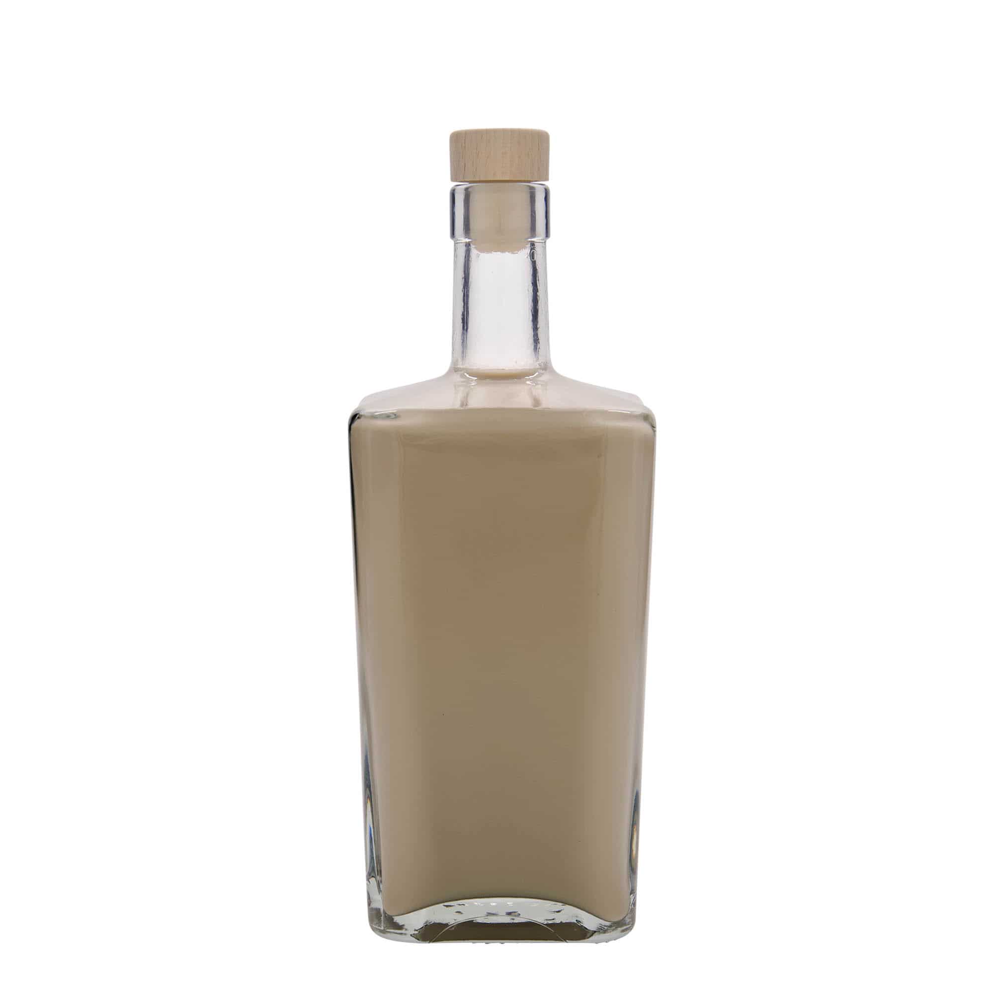 700 ml klaaspudel 'Noel', ruudukujuline, ava: kork