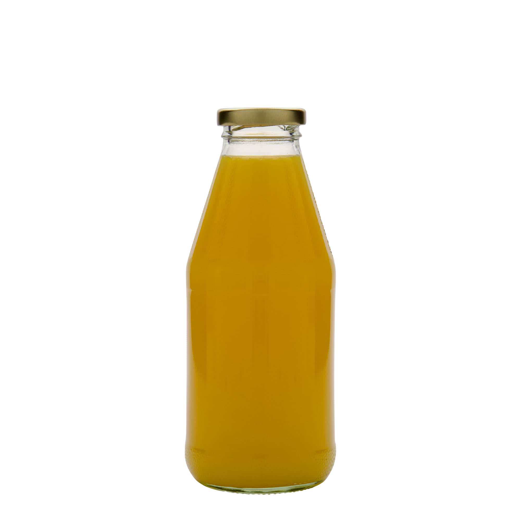 500 ml laiakaelne universaalklaaspudel, avale: keeratava kaanega (TO 43)