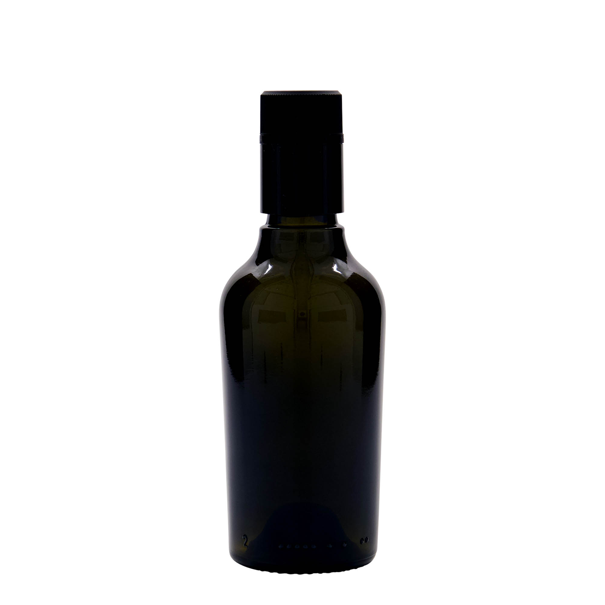 250 ml äädika-/õlipudel 'Oleum', klaas, antiikroheline, suu: DOP