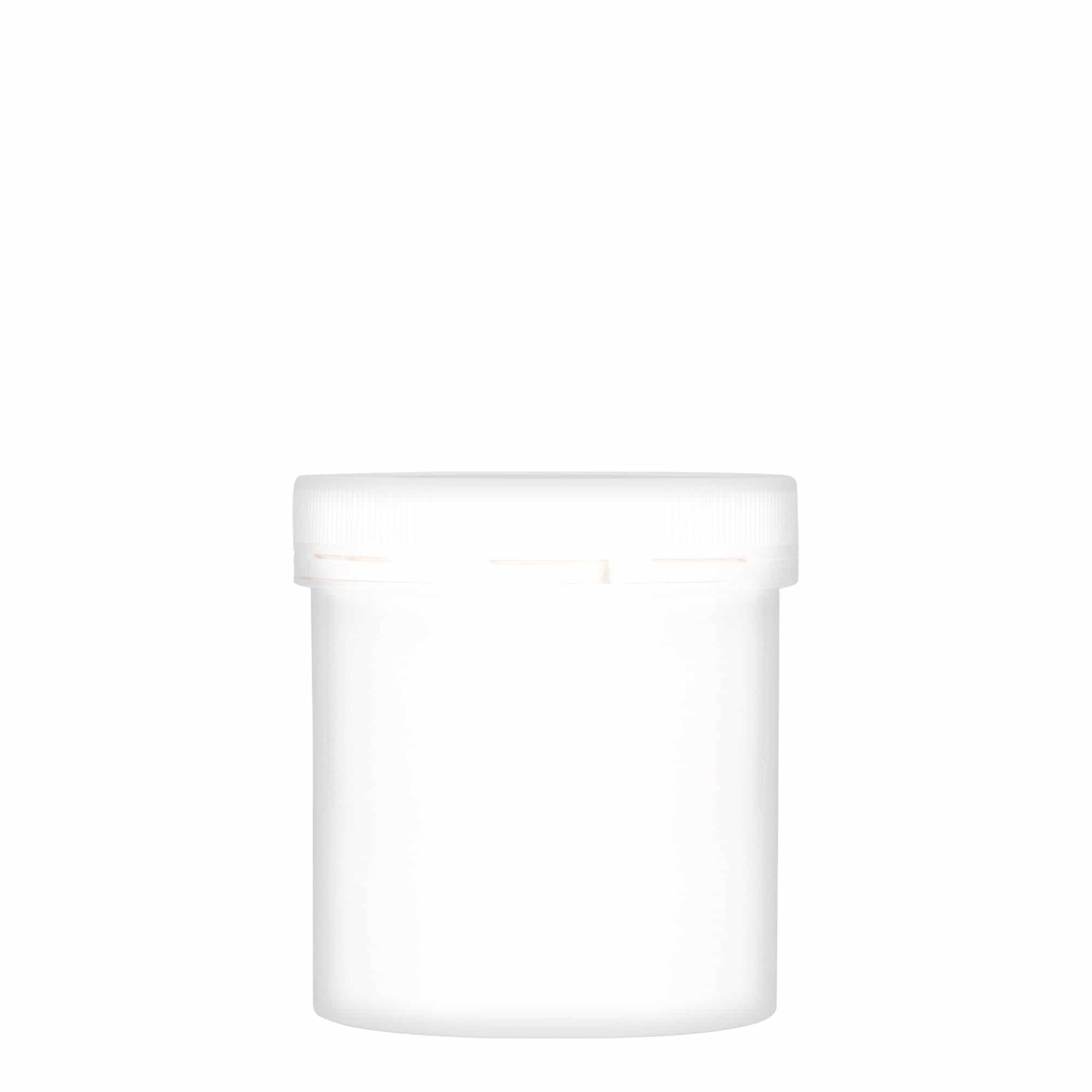 250 ml plasttoos 'Securilock', PP, valge, sulgur: keeratav kaas