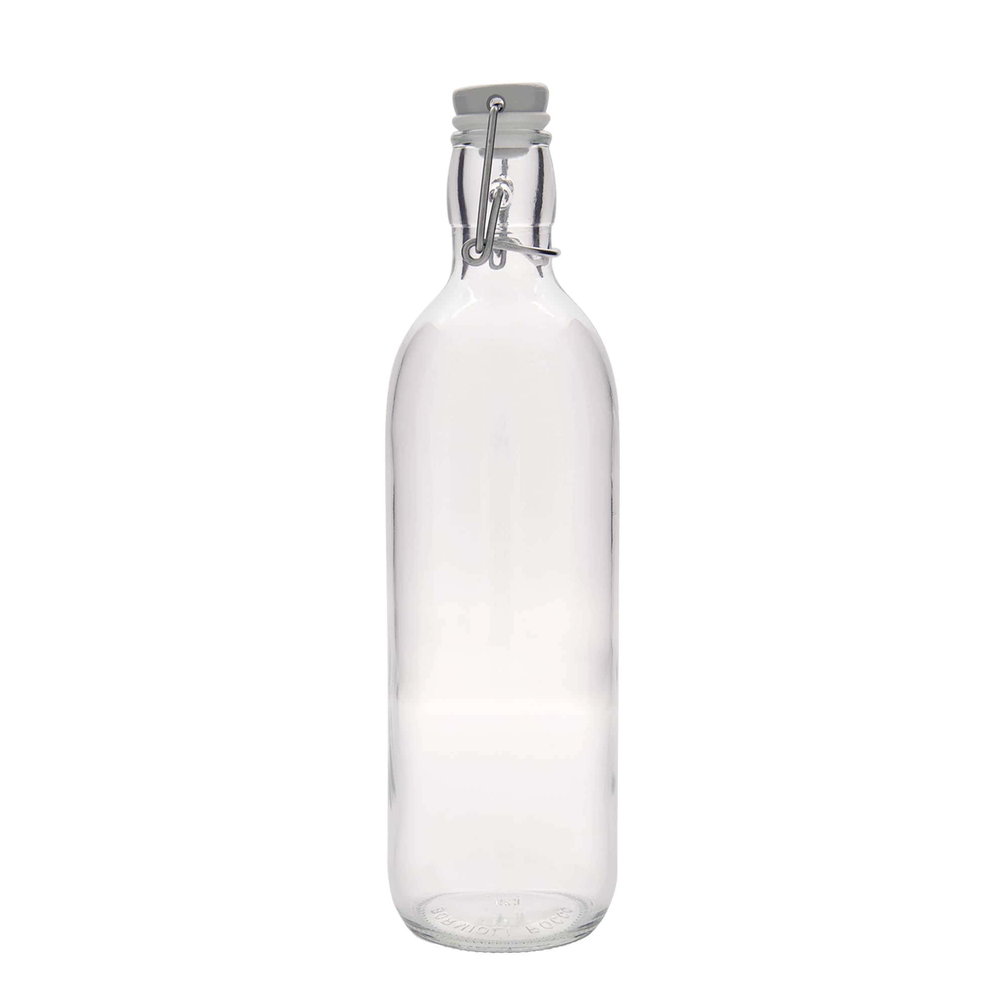 1.000 ml klaaspudel 'Emilia', suuava: klambrikork