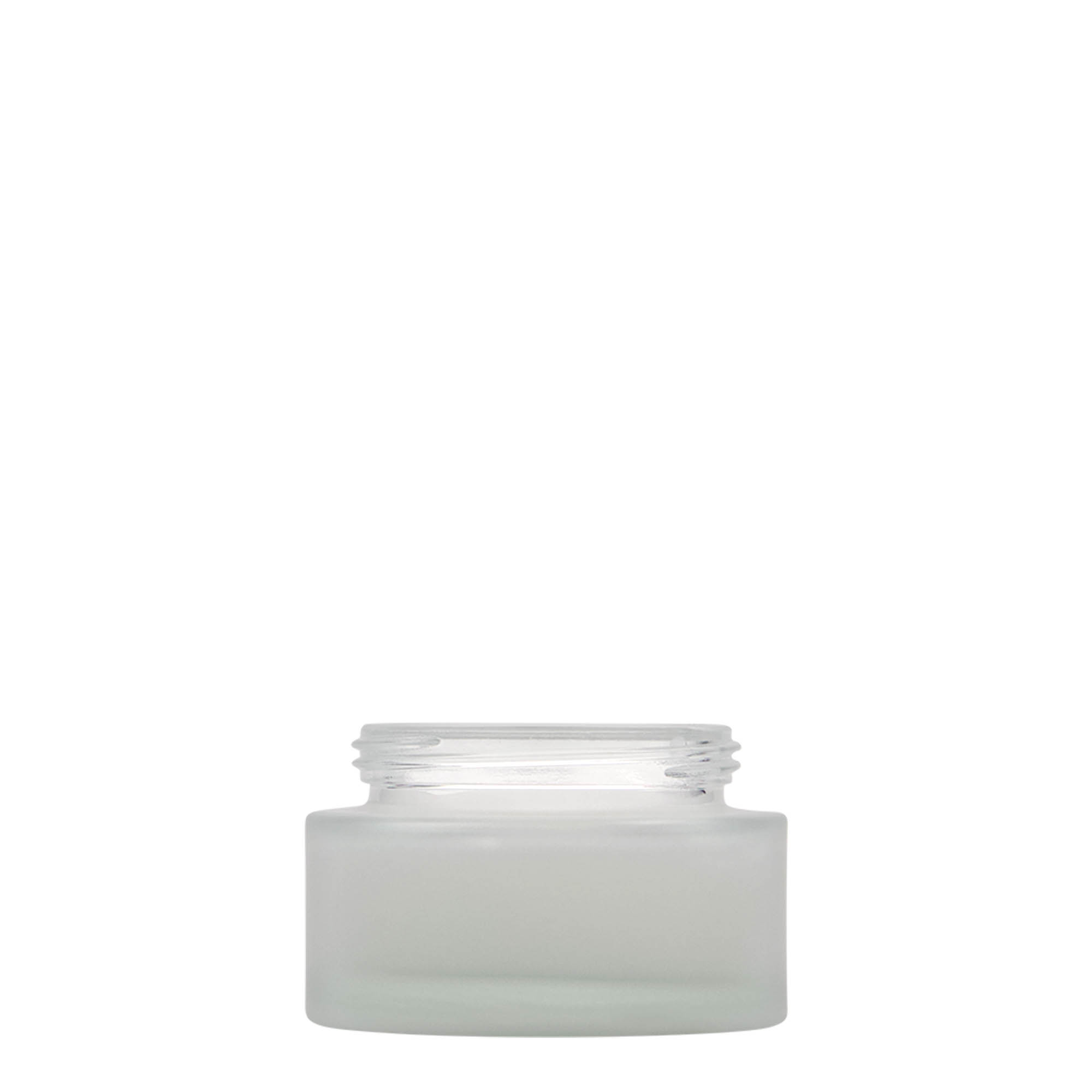 50 ml kosmeetikapurk 'Platin Edition', klaas, matt, sulgur: keeratav kaas