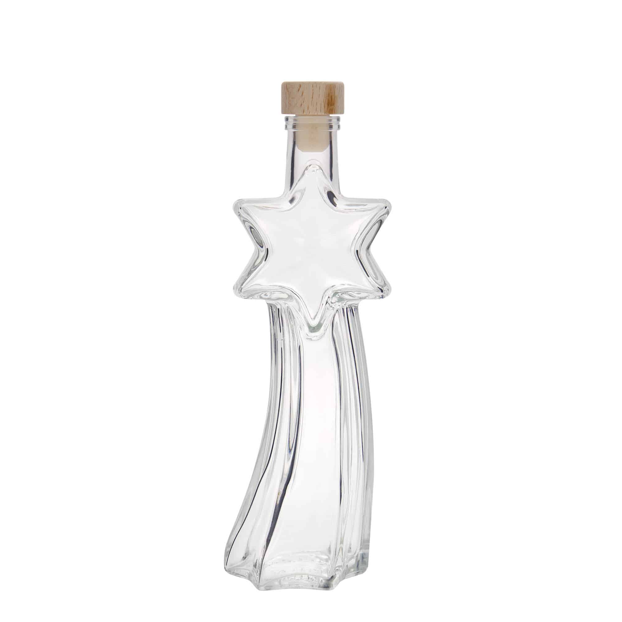 200 ml klaaspudel „Tähesära“, avale: kork