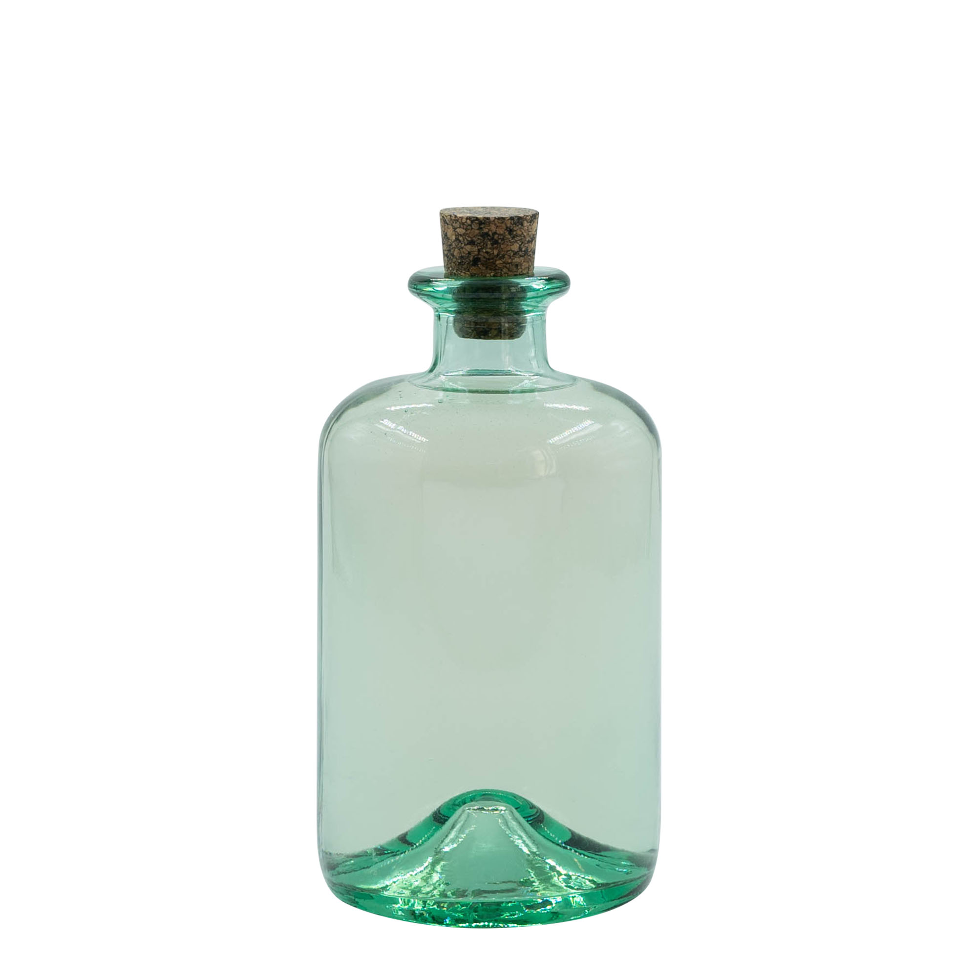 500 ml klaaspudel 'Pharma', suu: kork