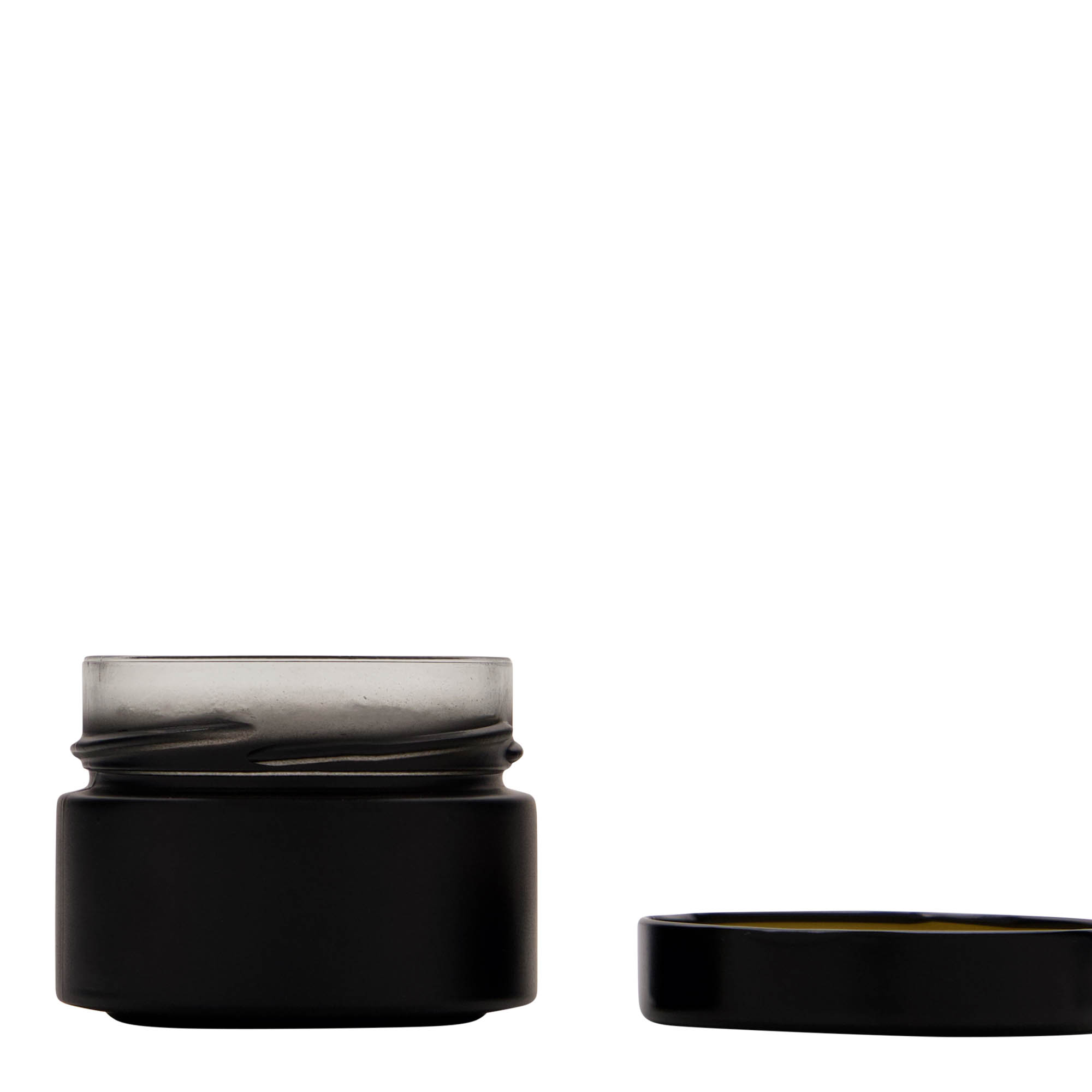 130 ml ümarklaas 'Aurora', must, suu: Deep-Twist-Off (DTO 66)