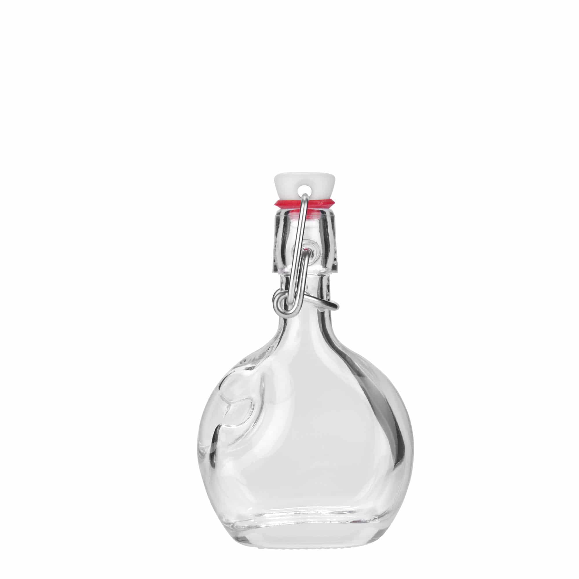 40 ml klaaspudel 'Lukas', ovaalne, suuava: klambrikork