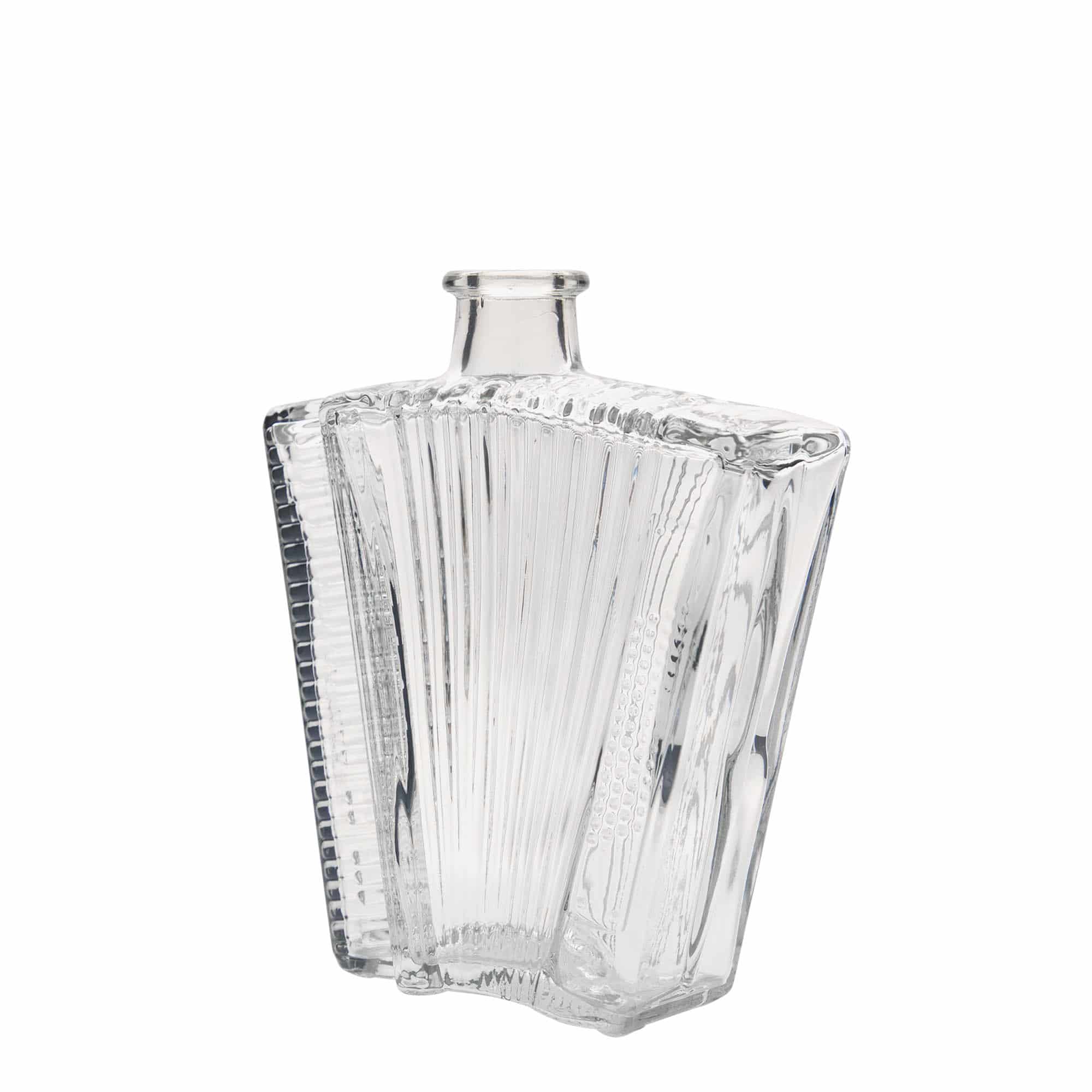 500 ml klaaspudel 'Akordion', sulgur: kork