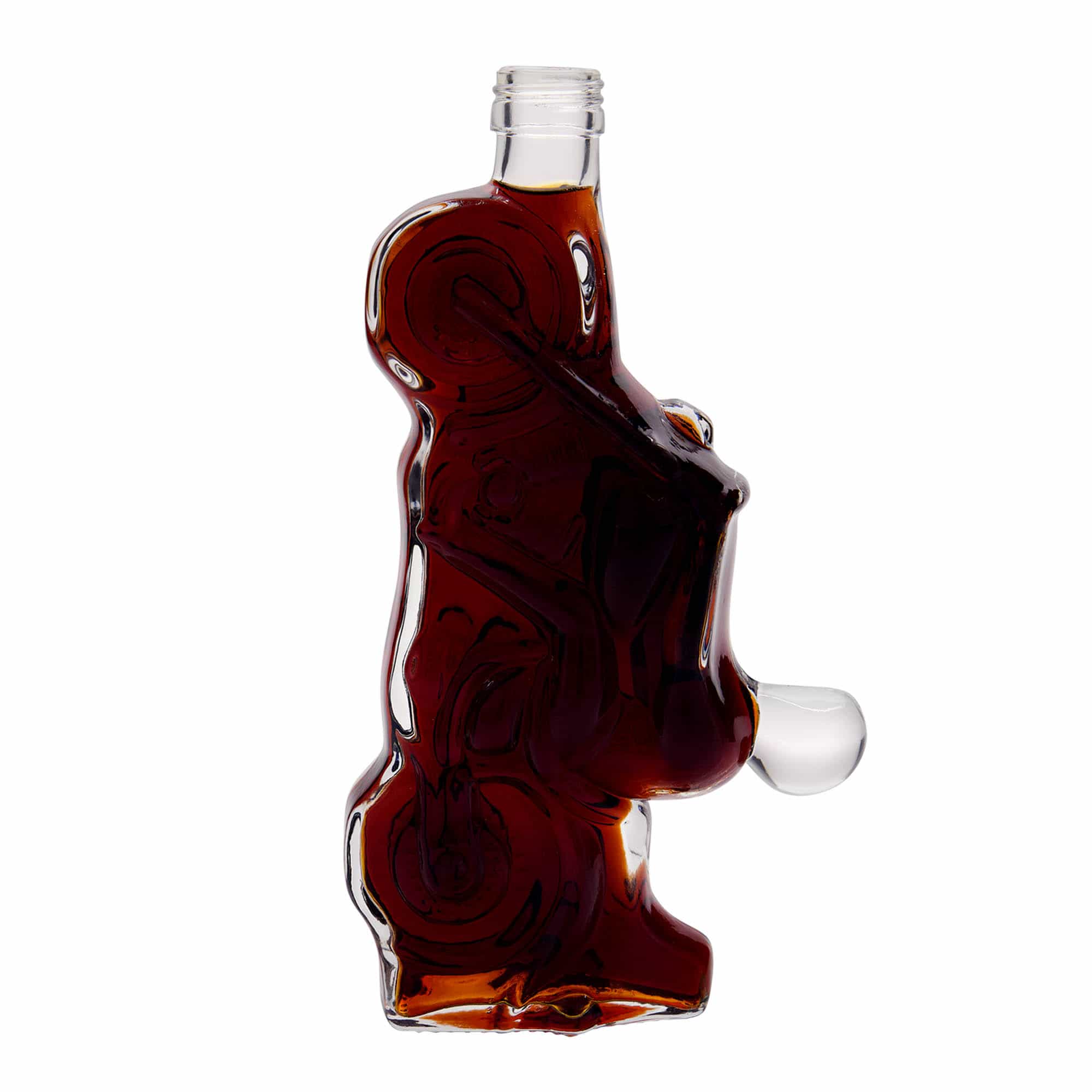 350 ml klaaspudel 'Mootorratas', sulgur: PP 28