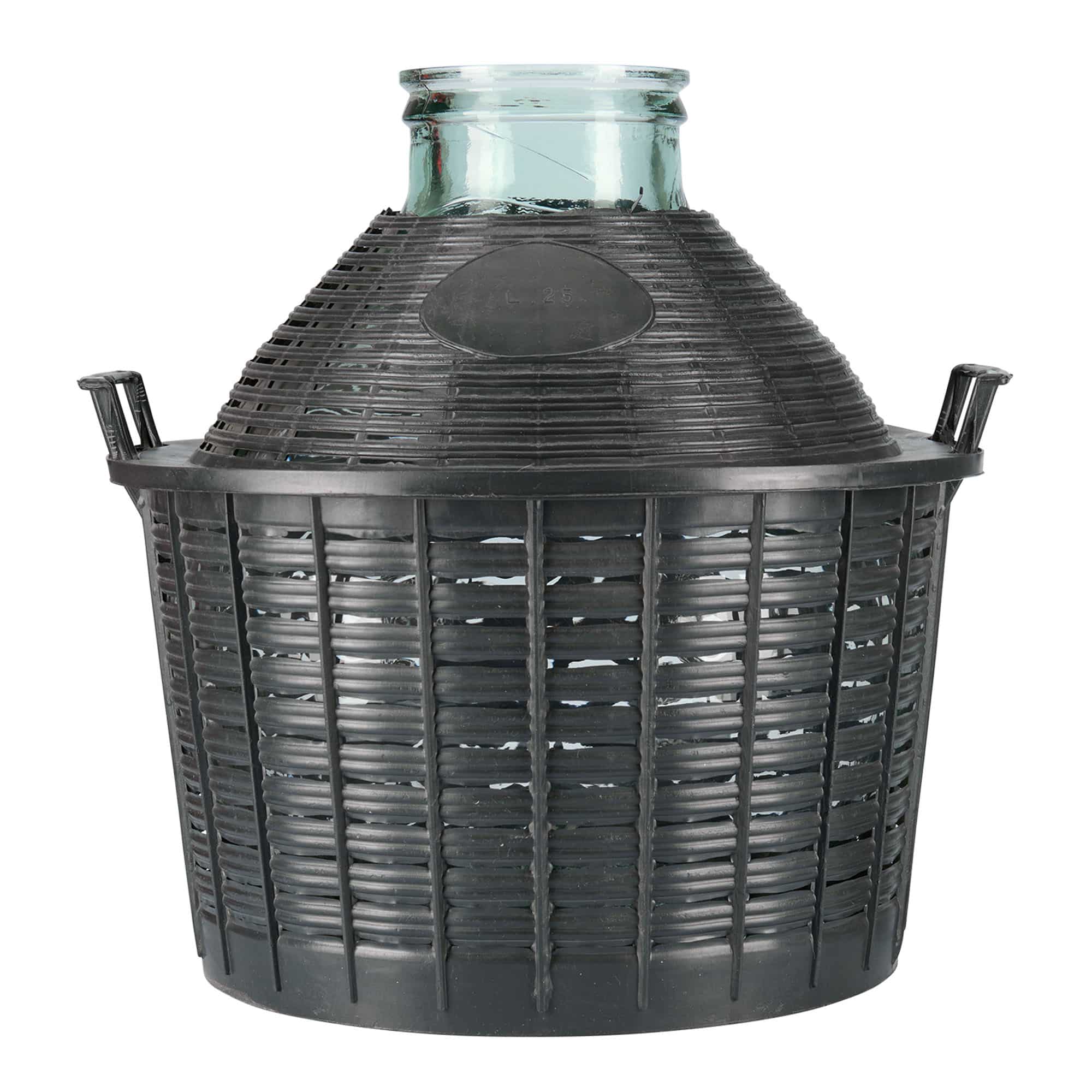 25 l pallonpudel lai kaelaga, klaas, suu: keeratava kaanega