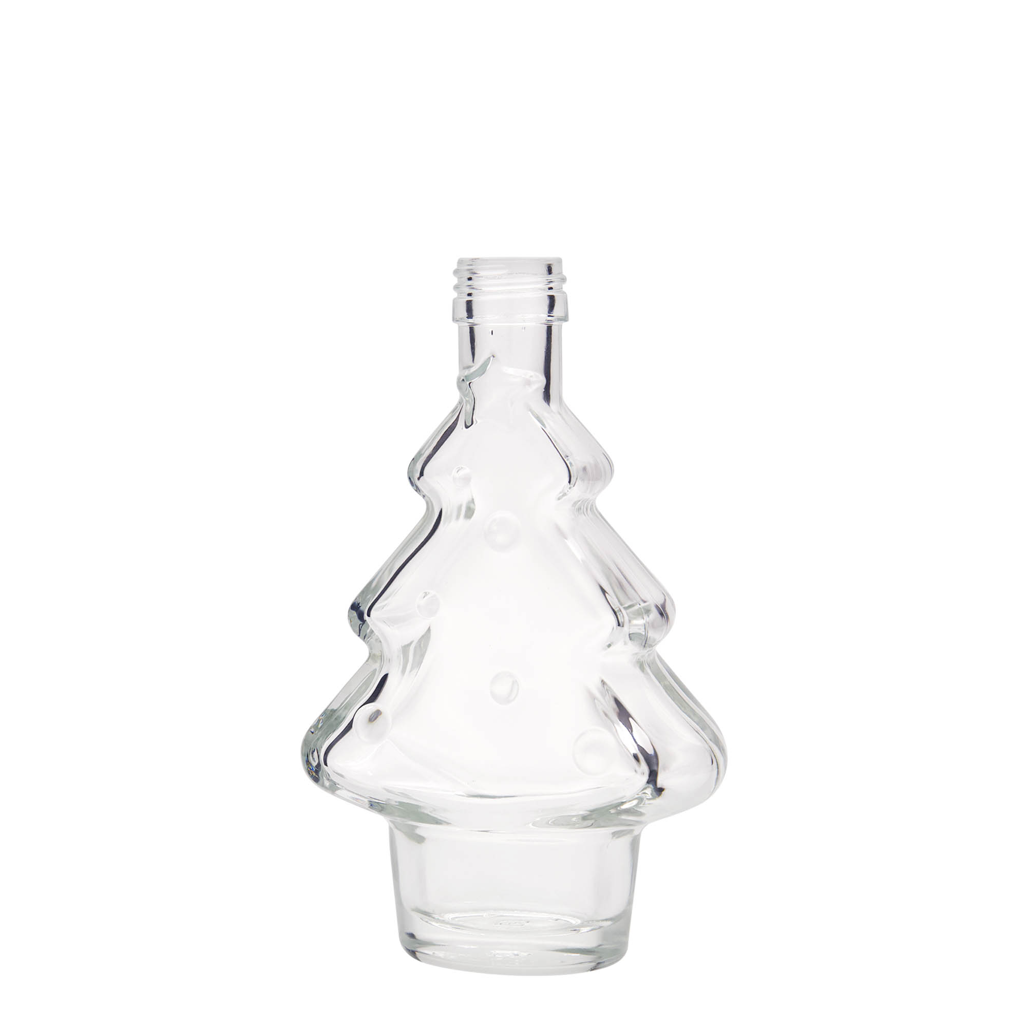 200 ml klaaspudel 'Kuusepuu', sulgur: PP 28