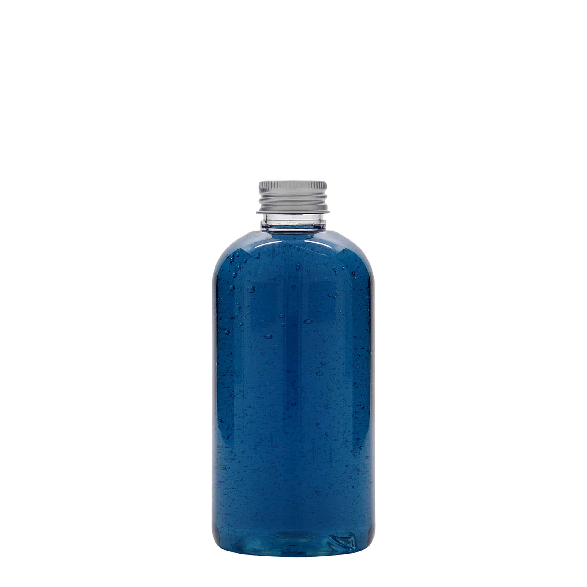 250 ml PET-pudel 'Boston', plast, sulgur:  24/410