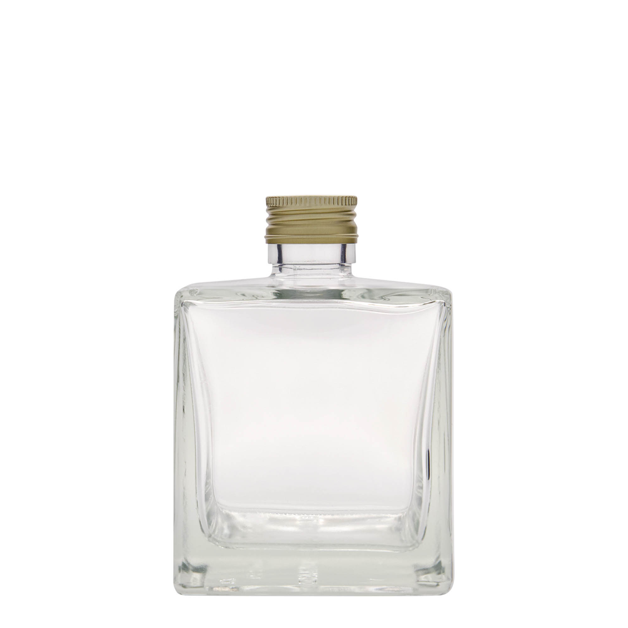 500 ml klaaspudel 'Cube', ruudukujuline, suuava: PP 31,5