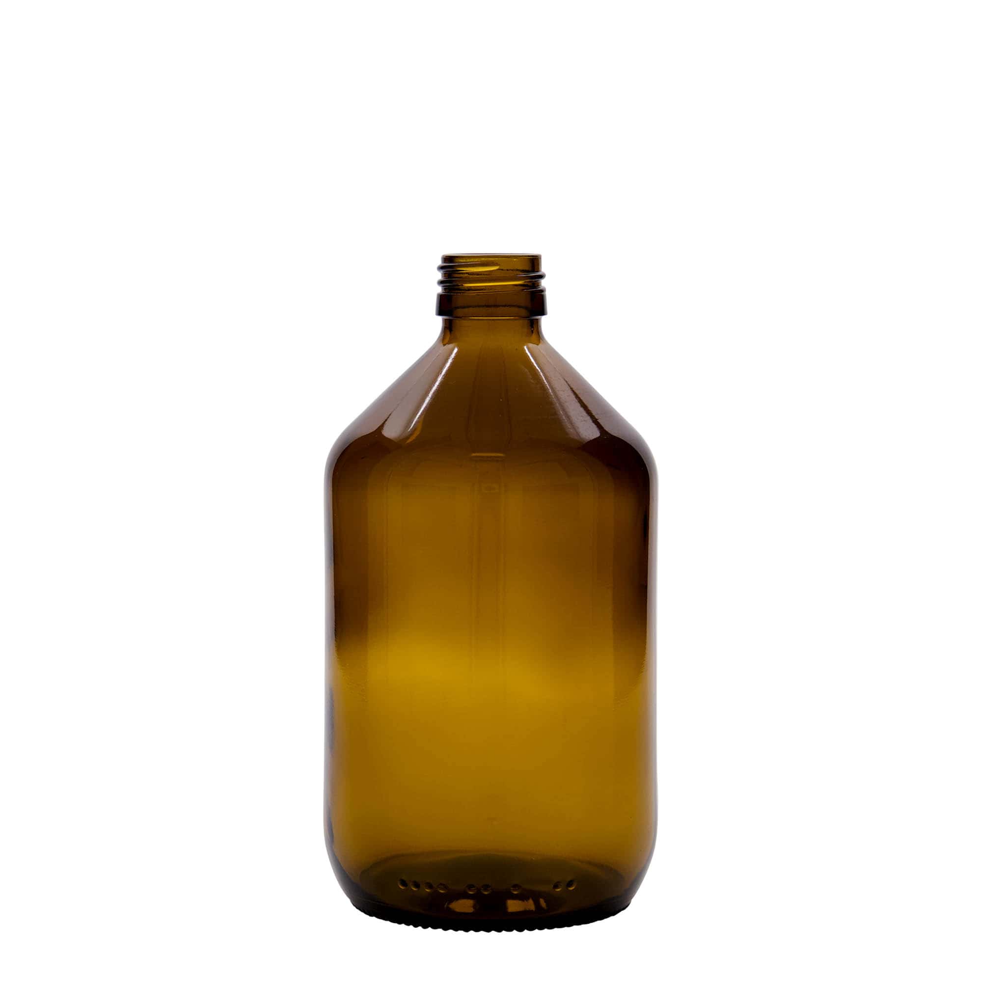 500 ml meditsiinipudel, pruun, klaas, suuava: PP 28