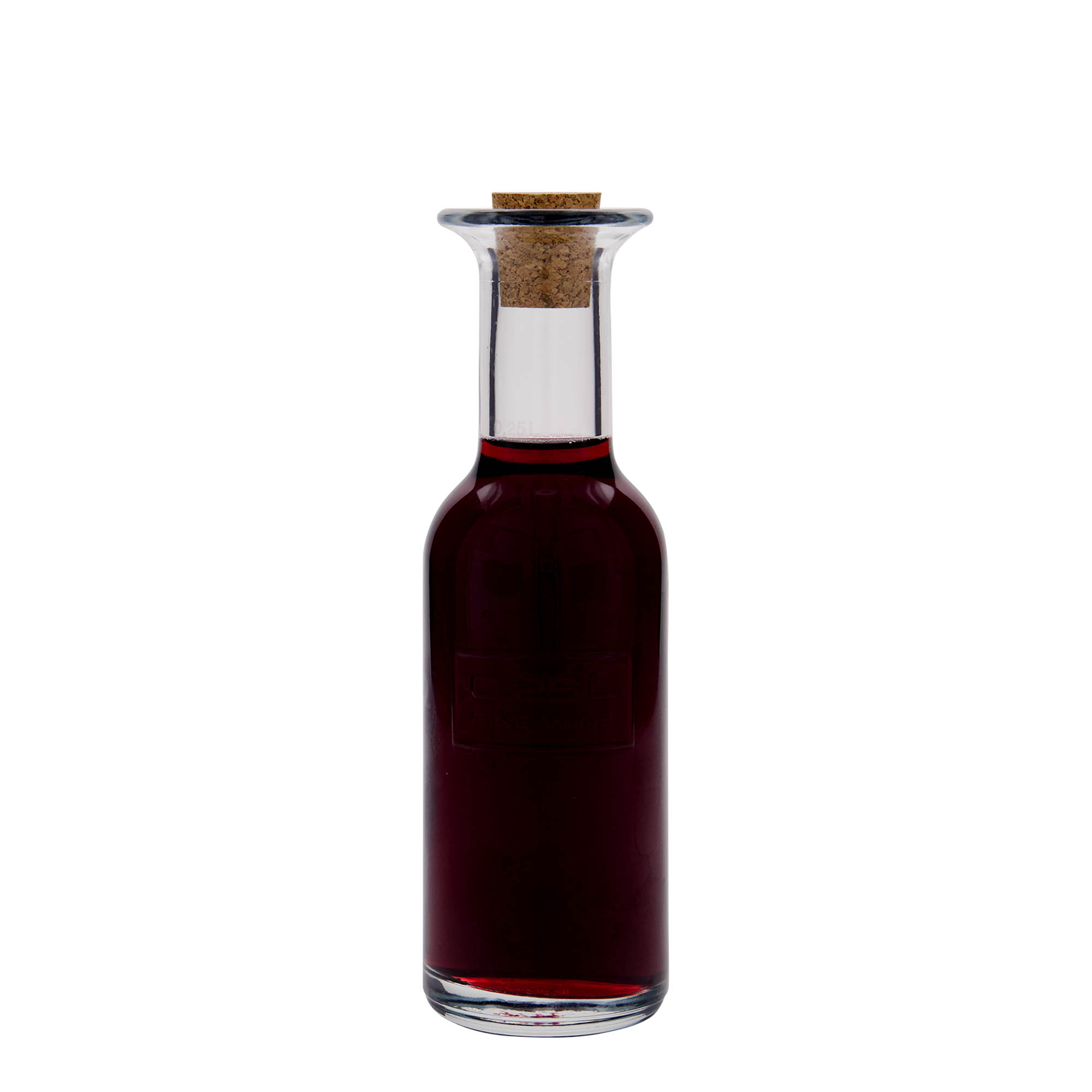 250 ml klaaspudel 'Optima Fine Wine', suuava: kork 250 ml klaaspudel 'Optima Fine Wine', suuava: kork