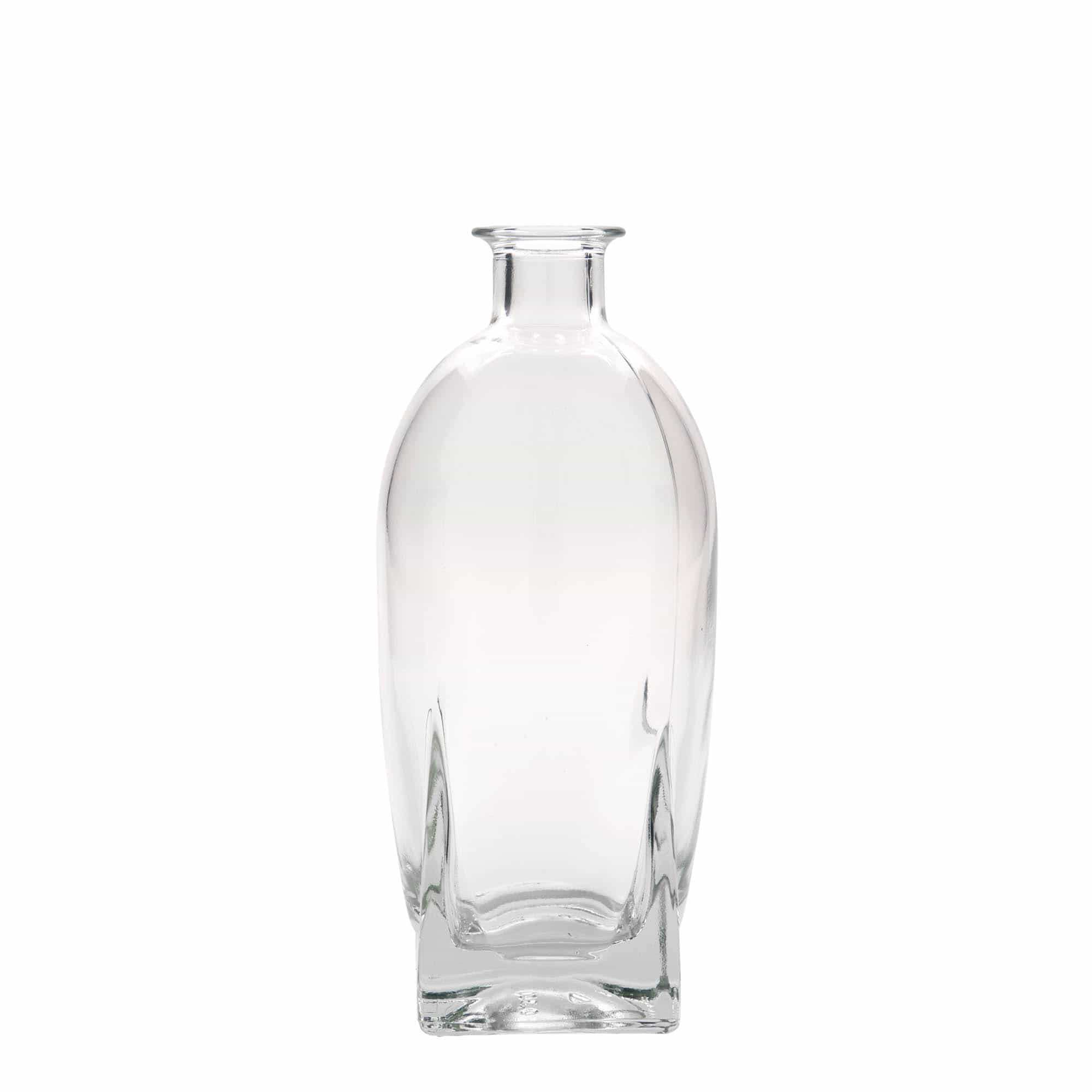 500 ml klaaspudel 'Zino', ruudukujuline, sulgur: kork 500 ml klaaspudel 'Zino', ruudukujuline, sulgur: kork