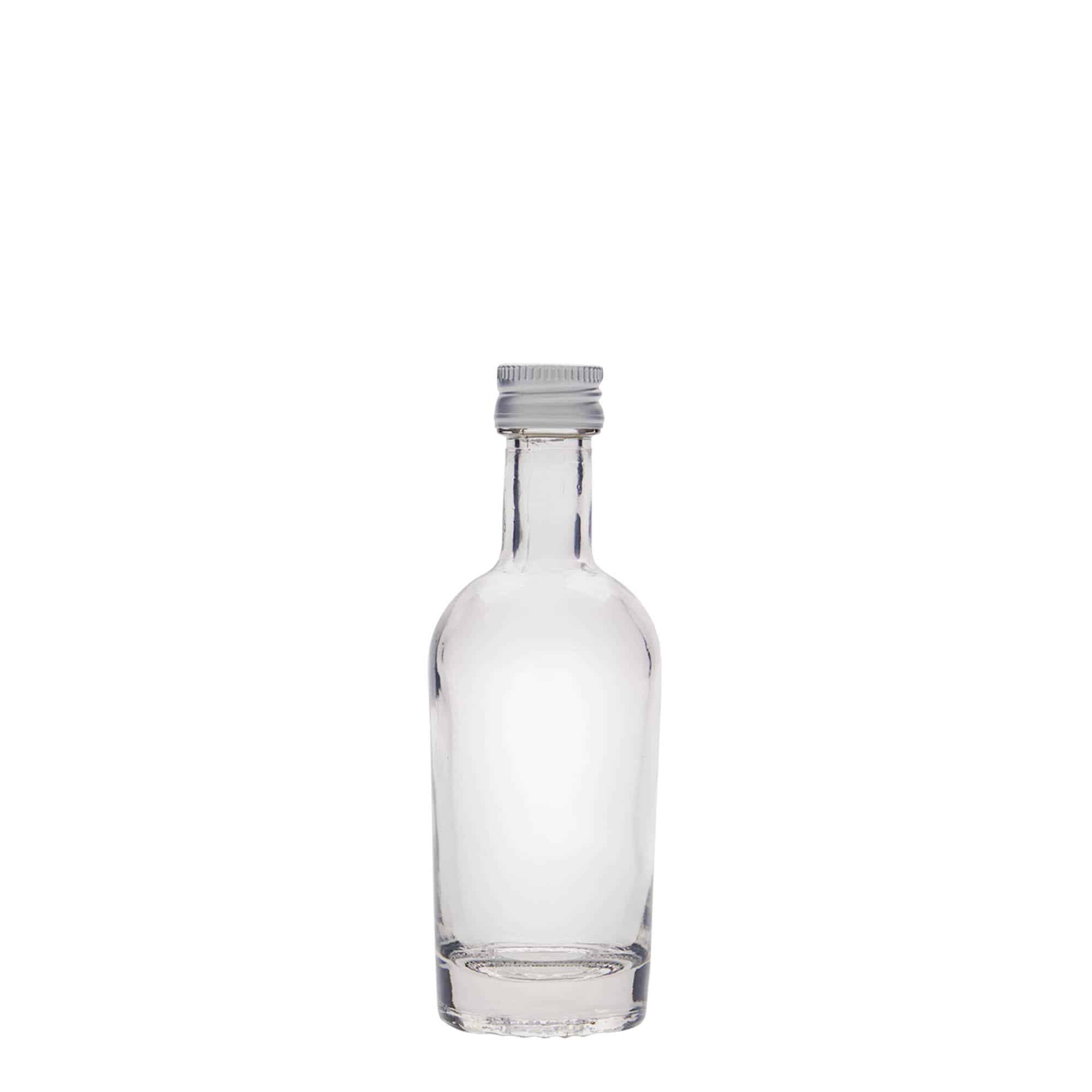 50 ml klaaspudel 'Pepe', suu: PP 18
