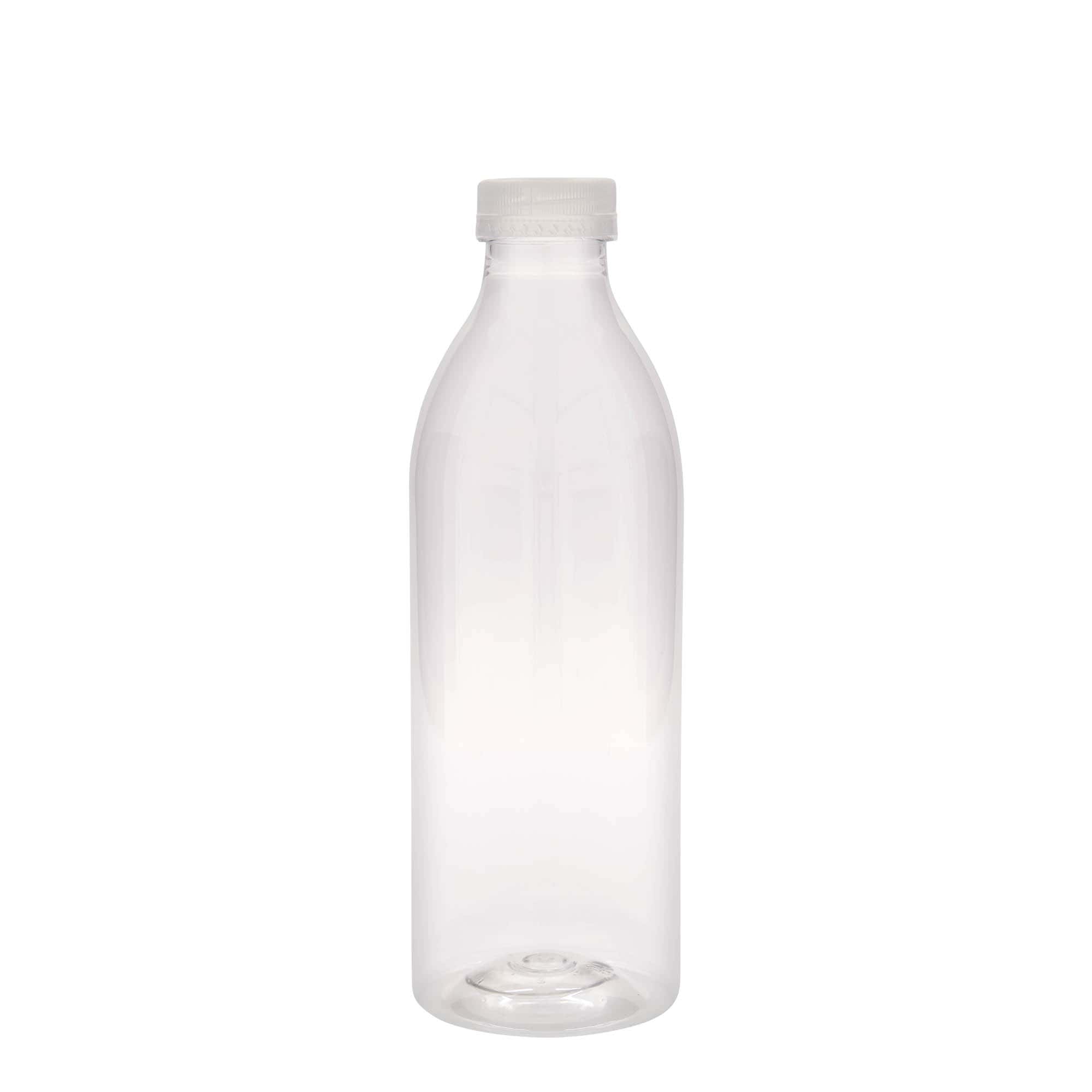 1000 ml standardne PET-pudel, plast, sulgur: 38 mm
