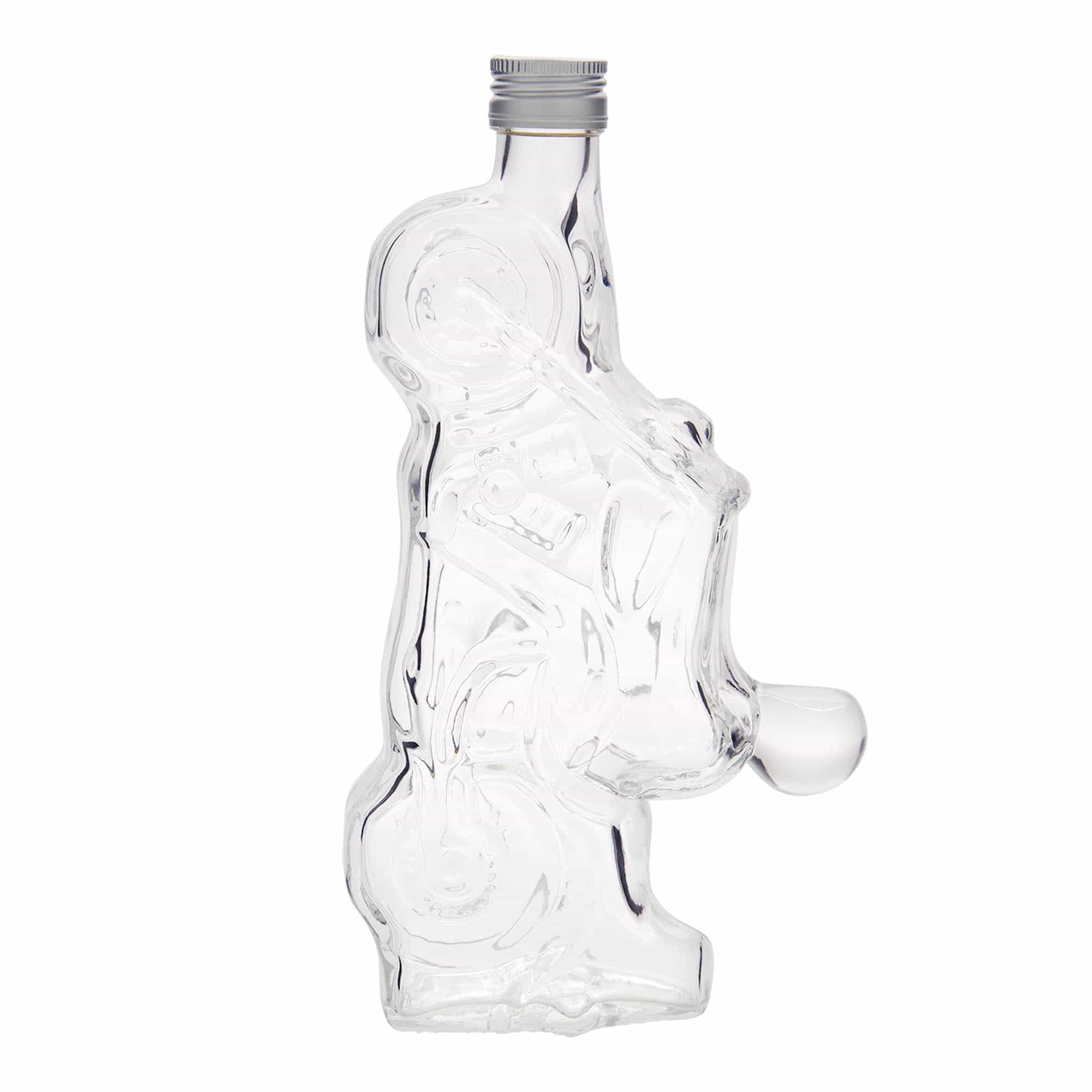 350 ml klaaspudel 'Mootorratas', sulgur: PP 28