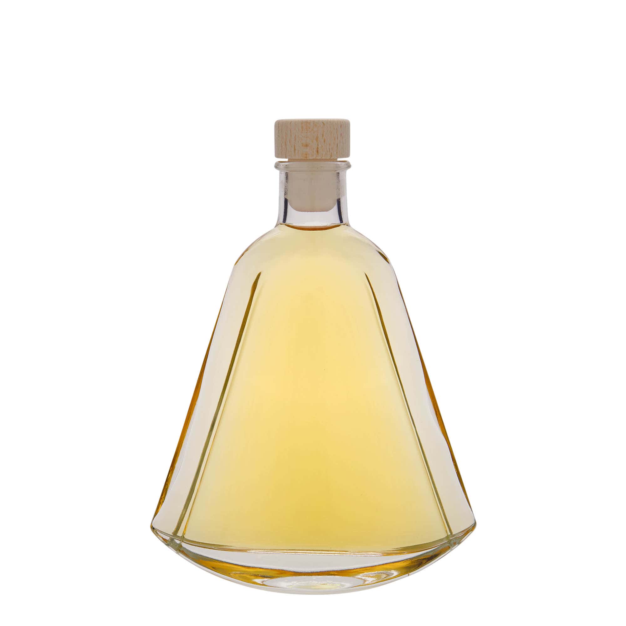200 ml klaaspudel 'Maurizio', ovaalne, sulgur: kork