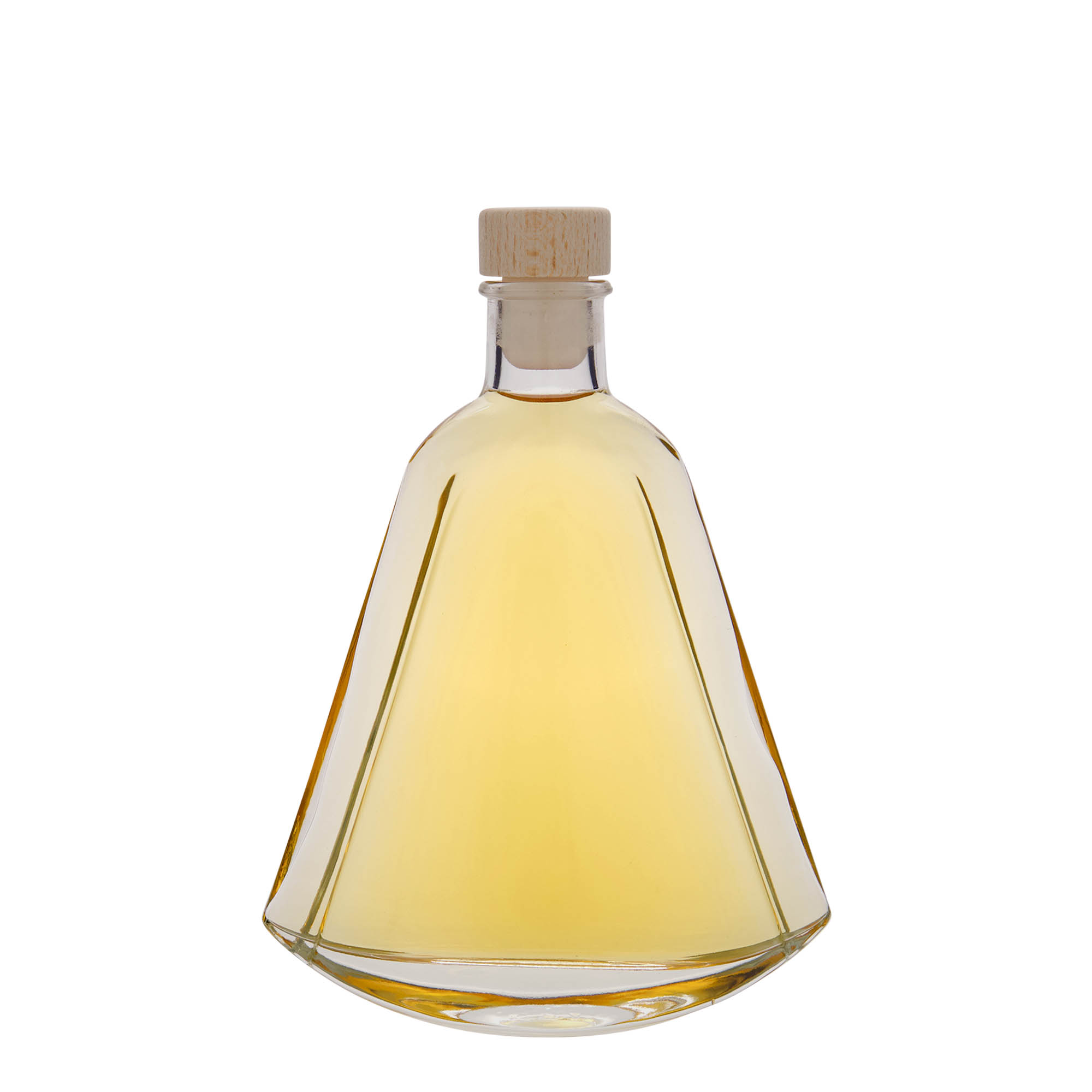 200 ml klaaspudel 'Maurizio', ovaalne, suuava: kork