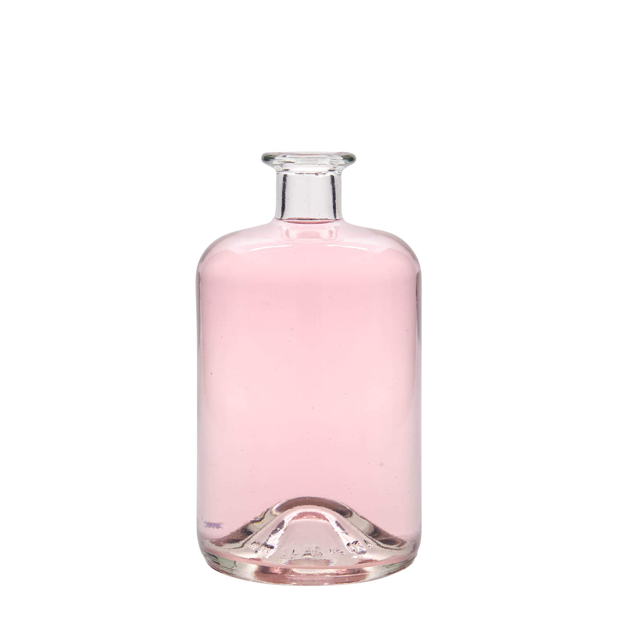 700 ml klaaspudel apteekrile, suu: kork