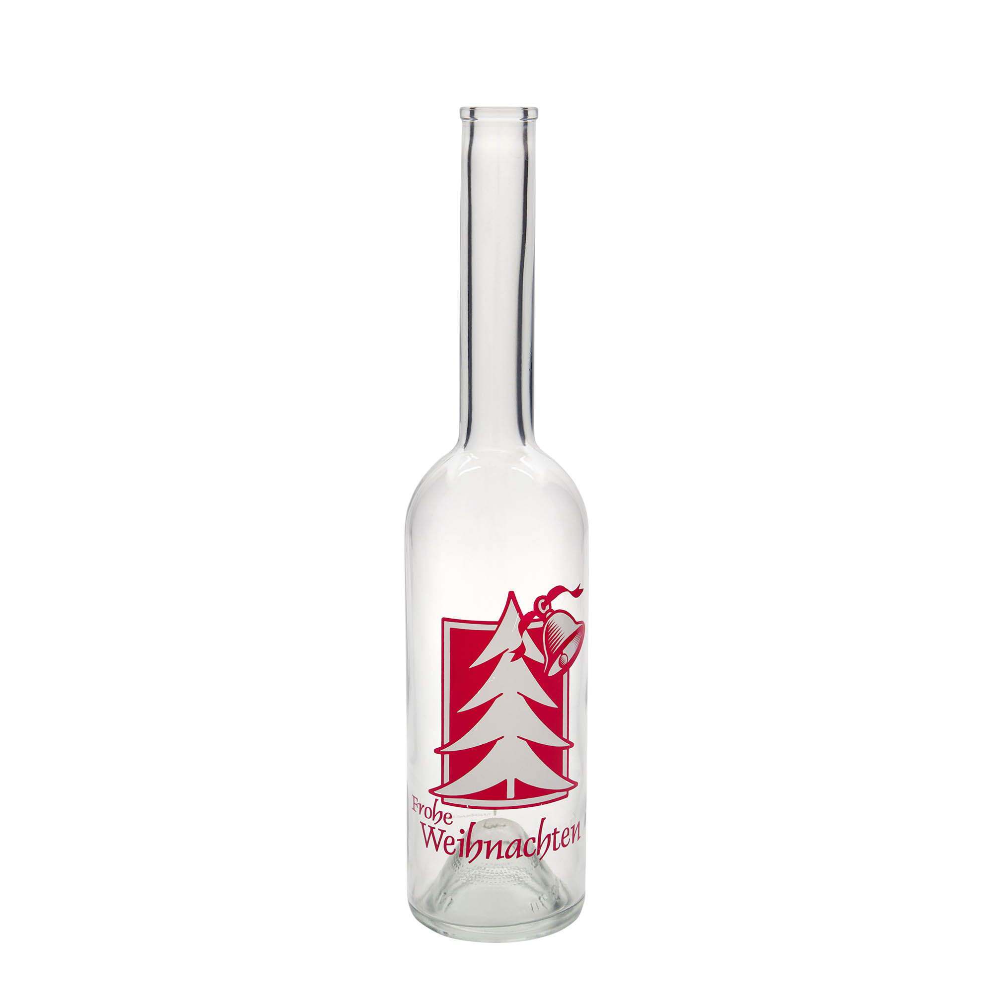 500 ml klaaspudel 'Opera', motiiv: jõulutervitus, suuava: kork