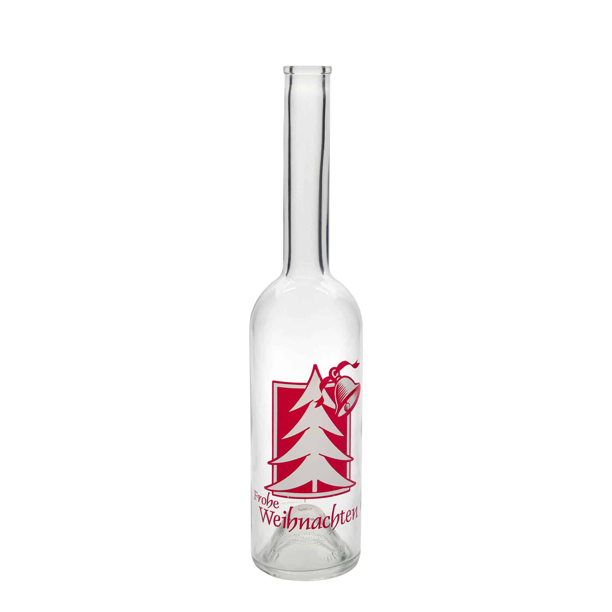 500 ml klaaspudel „Opera“, motiiv: jõulutervitus, avale: kork
