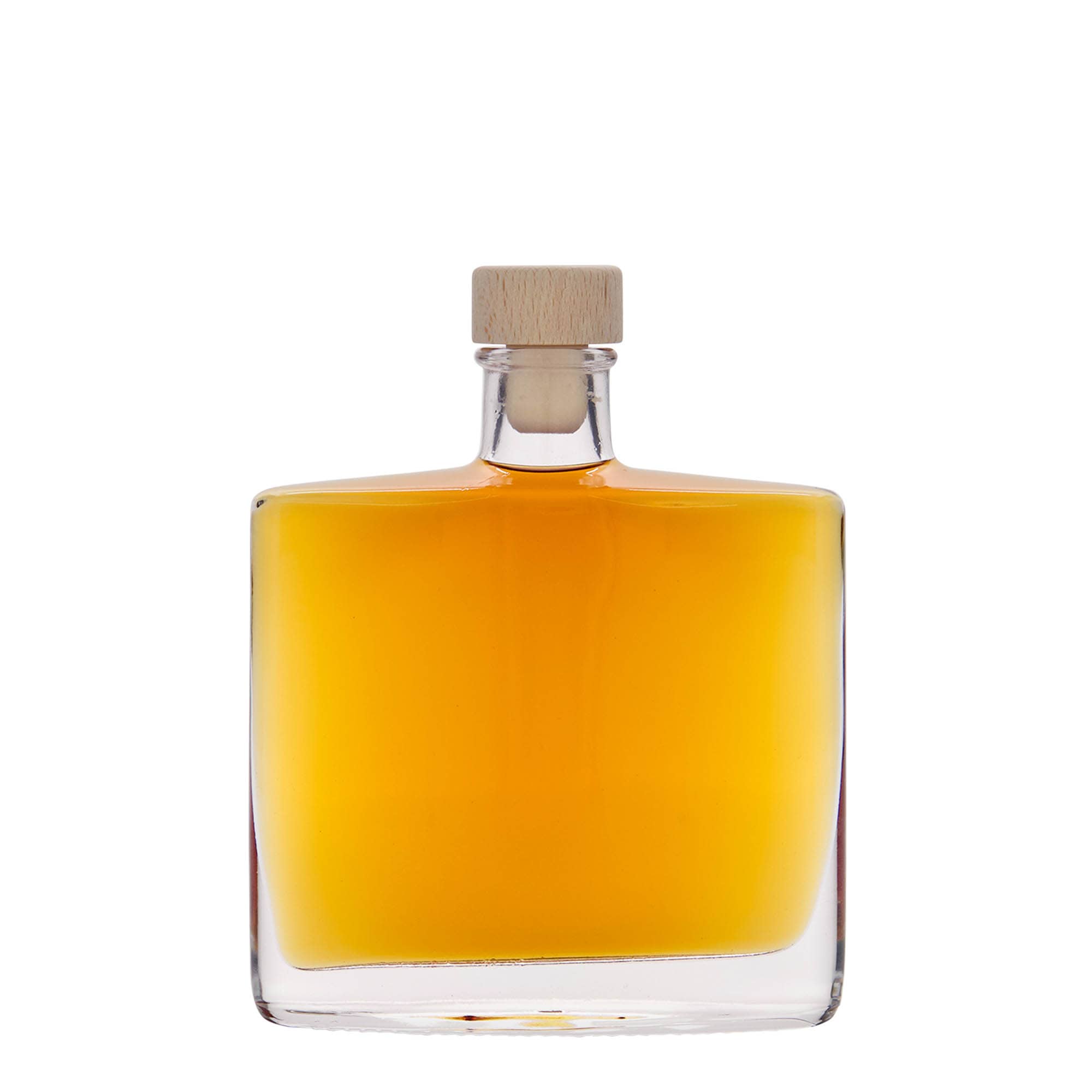 200 ml klaaspudel 'Zorbas', ovaalne, sulgur: kork