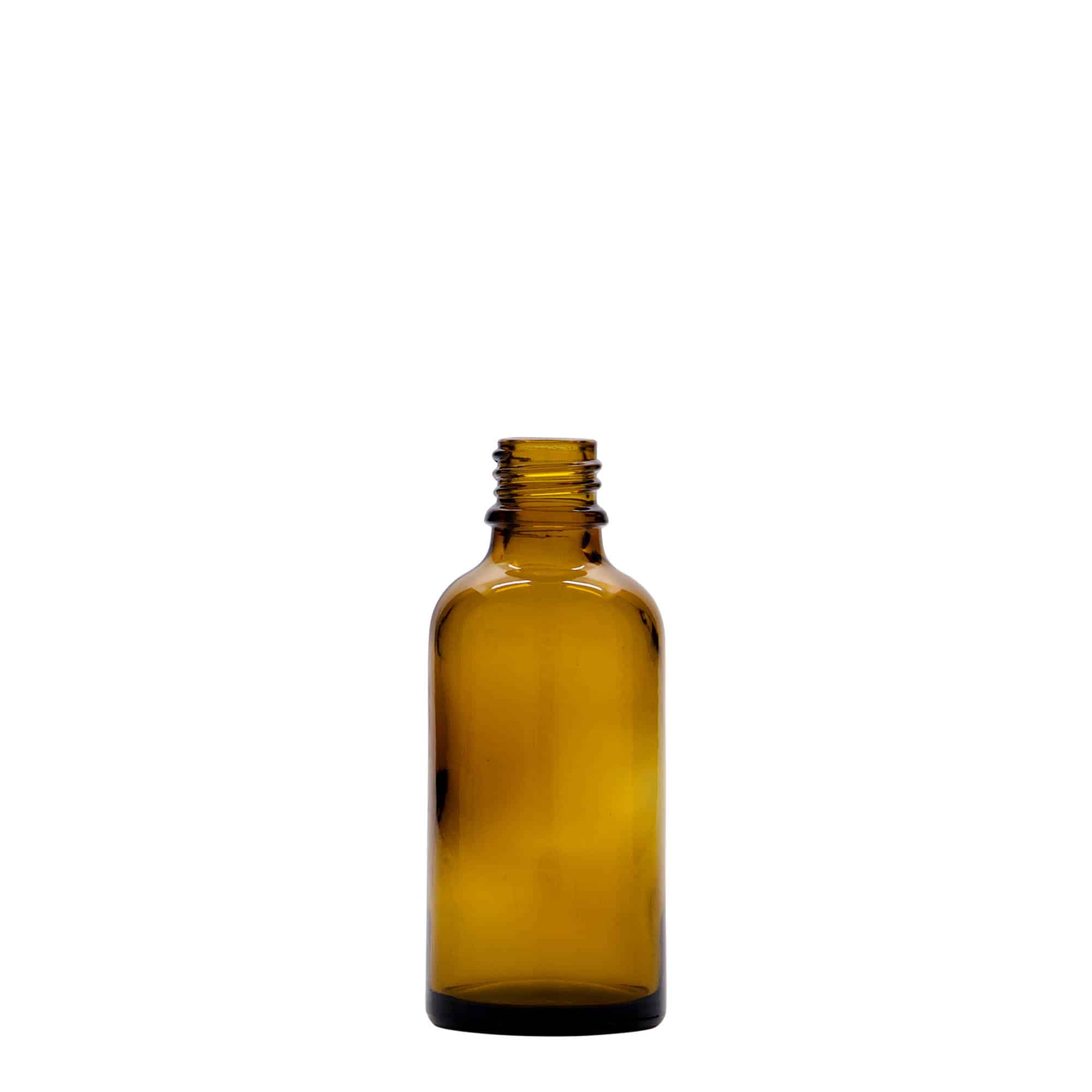 50 ml rohupudel vedelikupumbaga, klaas, pruun, sulgur: DIN 18