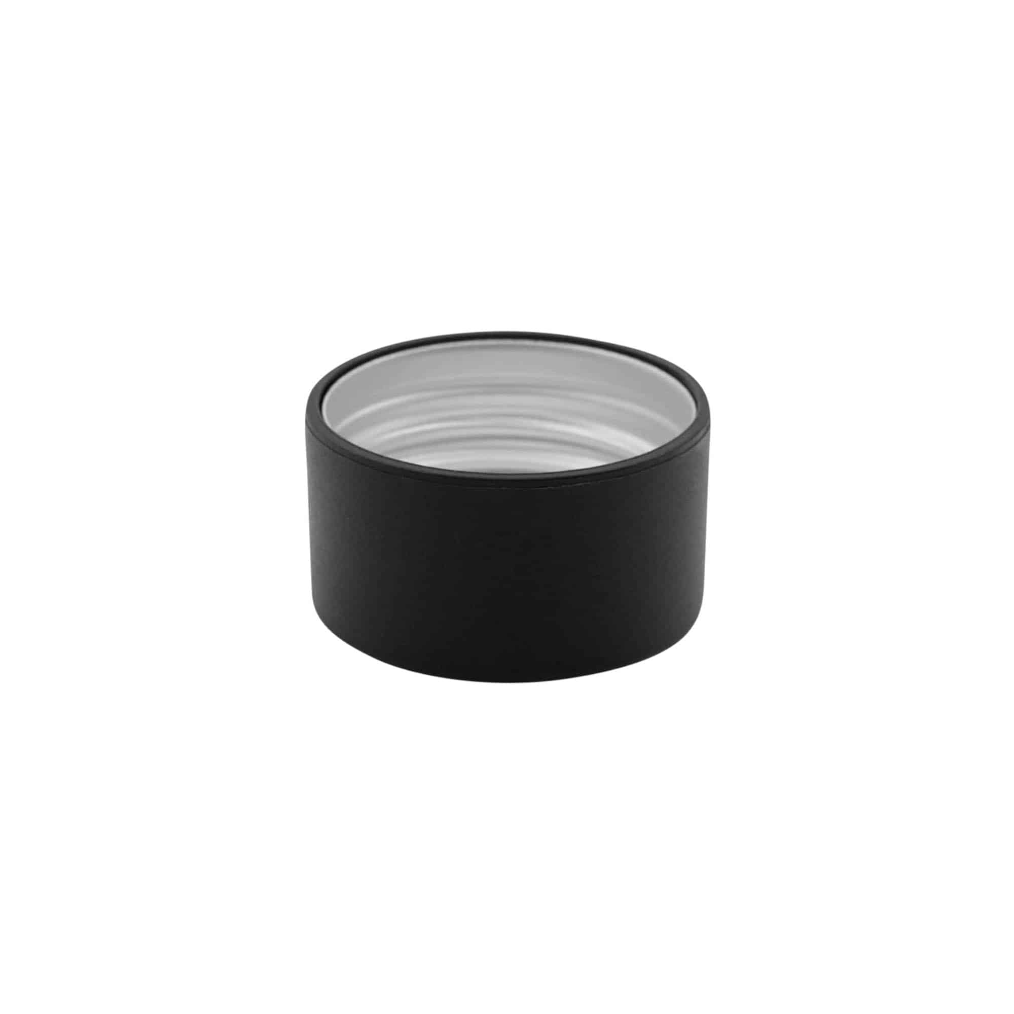 Keeratav kork, metall-plast, must, sulguri tüüp: PP 31,5