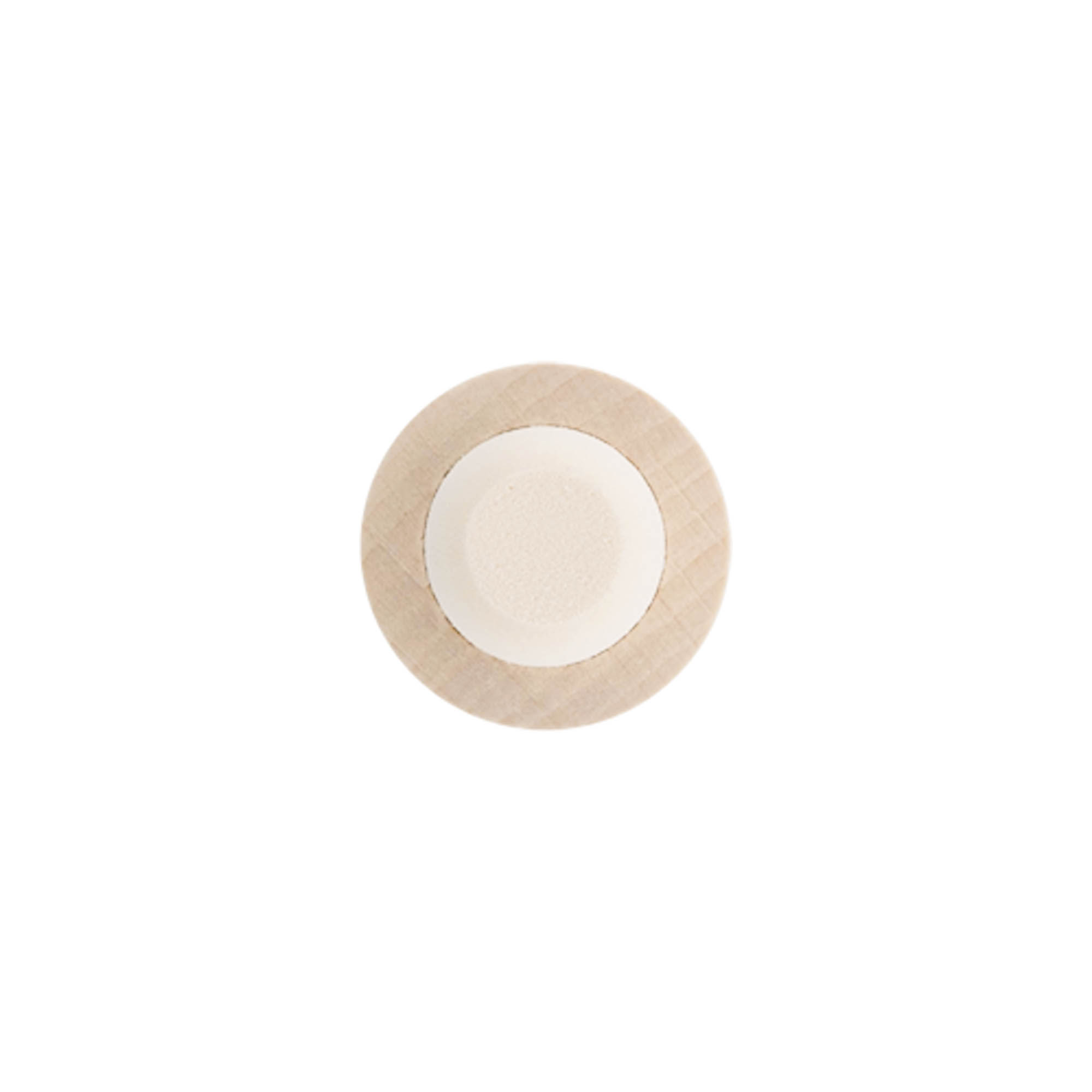 Käepideme kork 18 mm, puit/plastik, sobib avale: kork