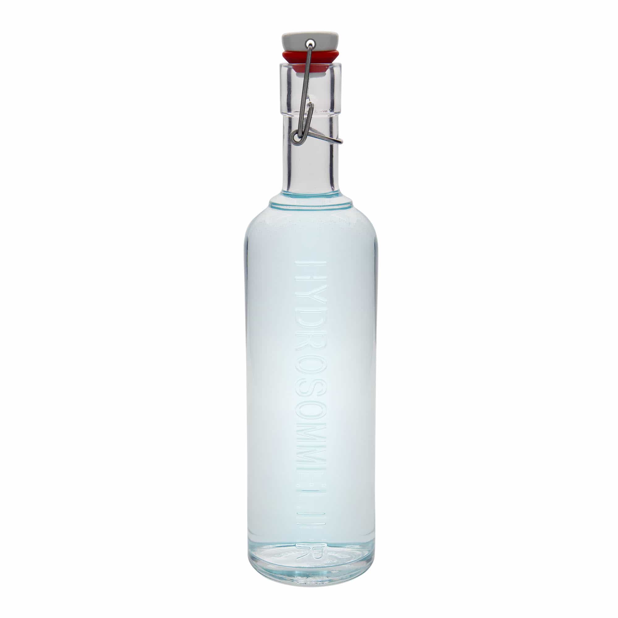 1.000 ml klaaspudel 'Optima Hydrosommelier', kael: sanglilukk
