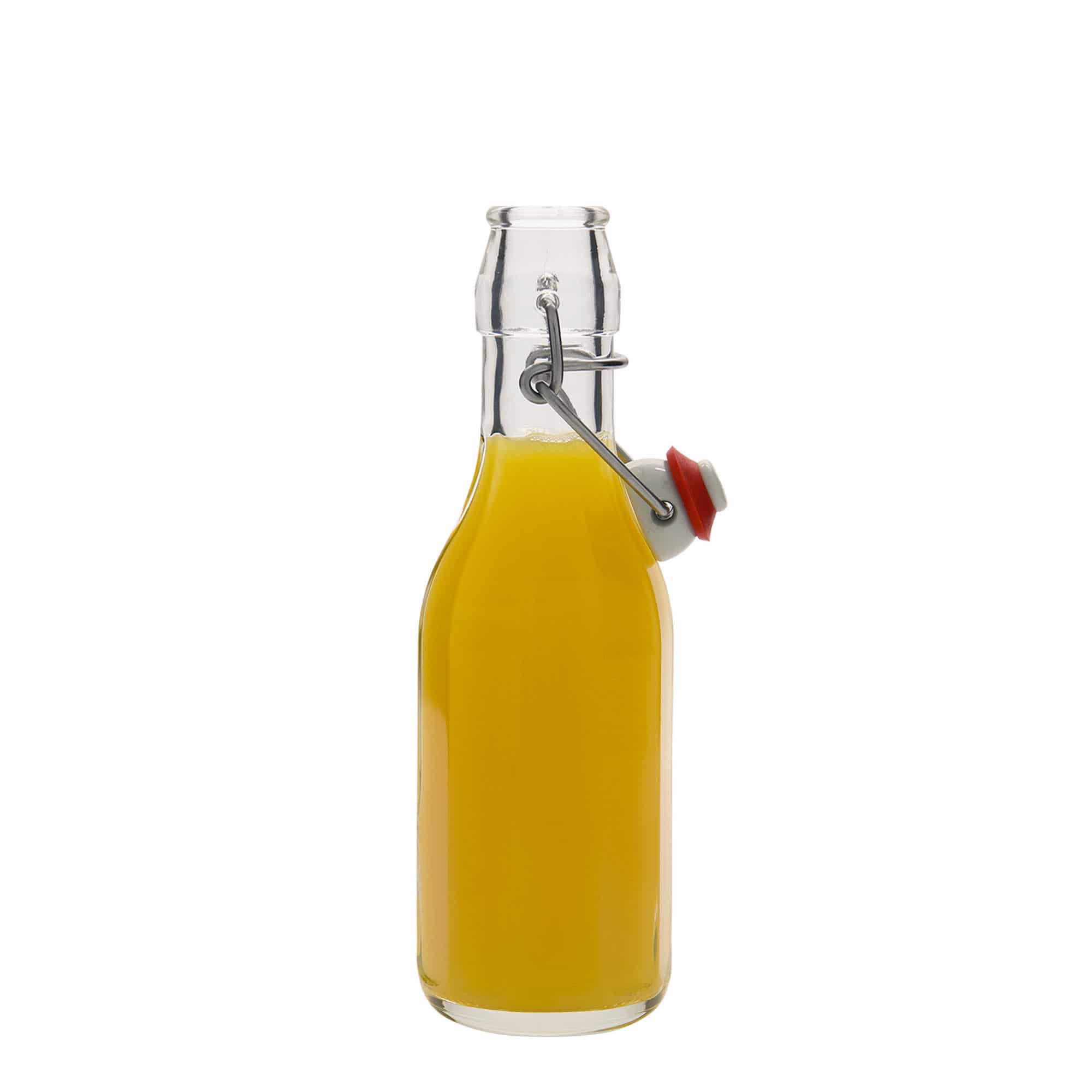 250 ml klaaspudel 'Bravo', kümnekandiline, sulgur: traatkork