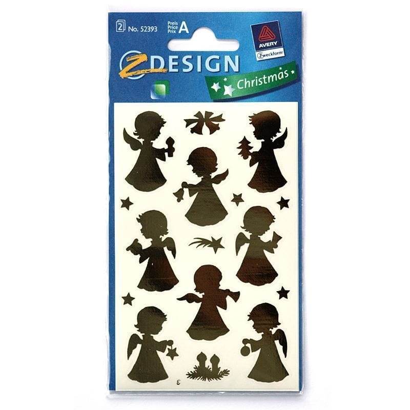 Zweckform kleebis „Ingel“, paber, kuldne