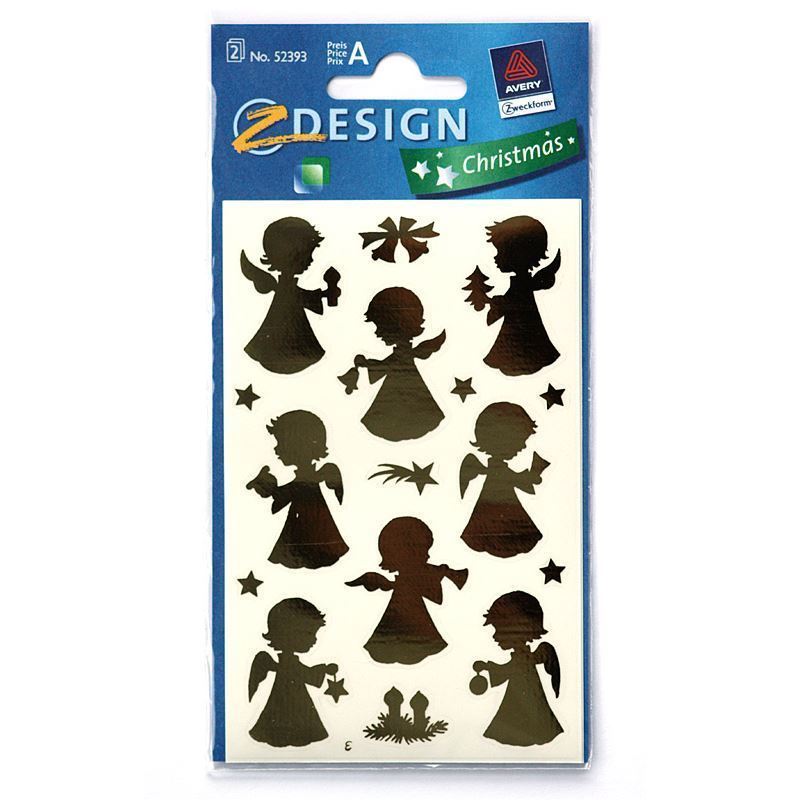 Zweckform kleebis „Ingel“, paber, kuldne Zweckform kleebis „Ingel“, paber, kuldne