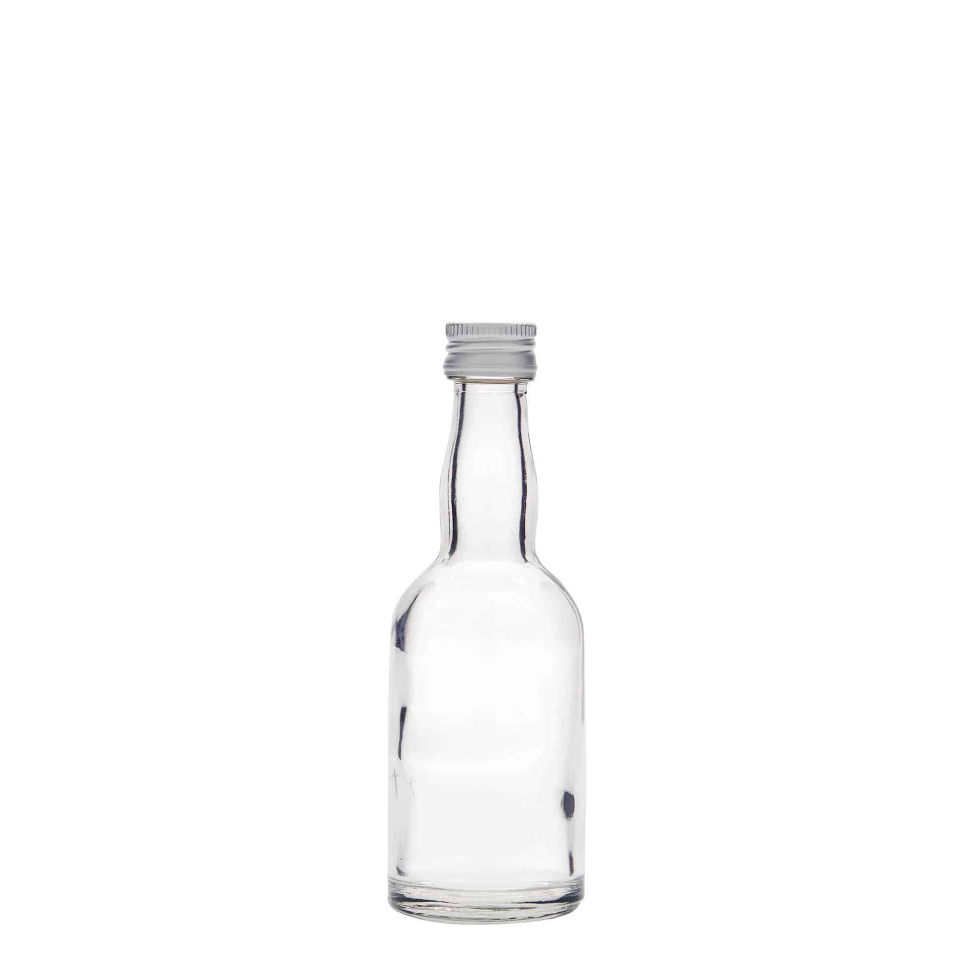 50 ml klaaspudel 'Proba', suuava: PP 18