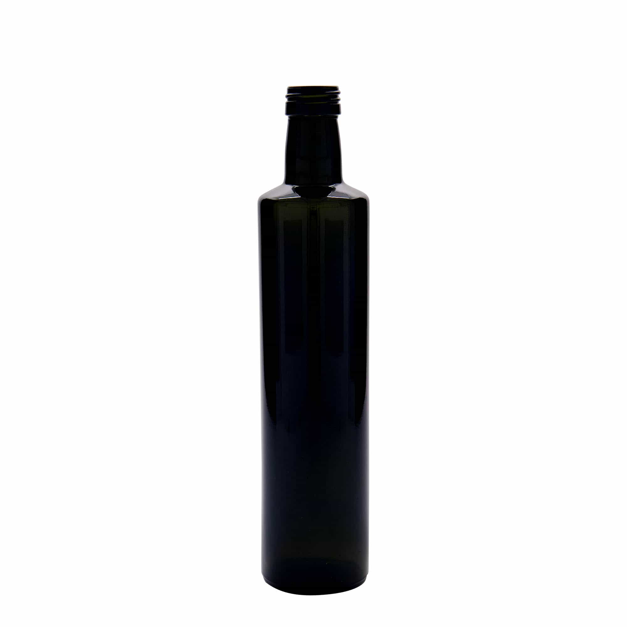 500 ml klaaspudel 'Dorica', antiikroheline, sulgur: PP 31,5 500 ml klaaspudel 'Dorica', antiikroheline, sulgur: PP 31,5