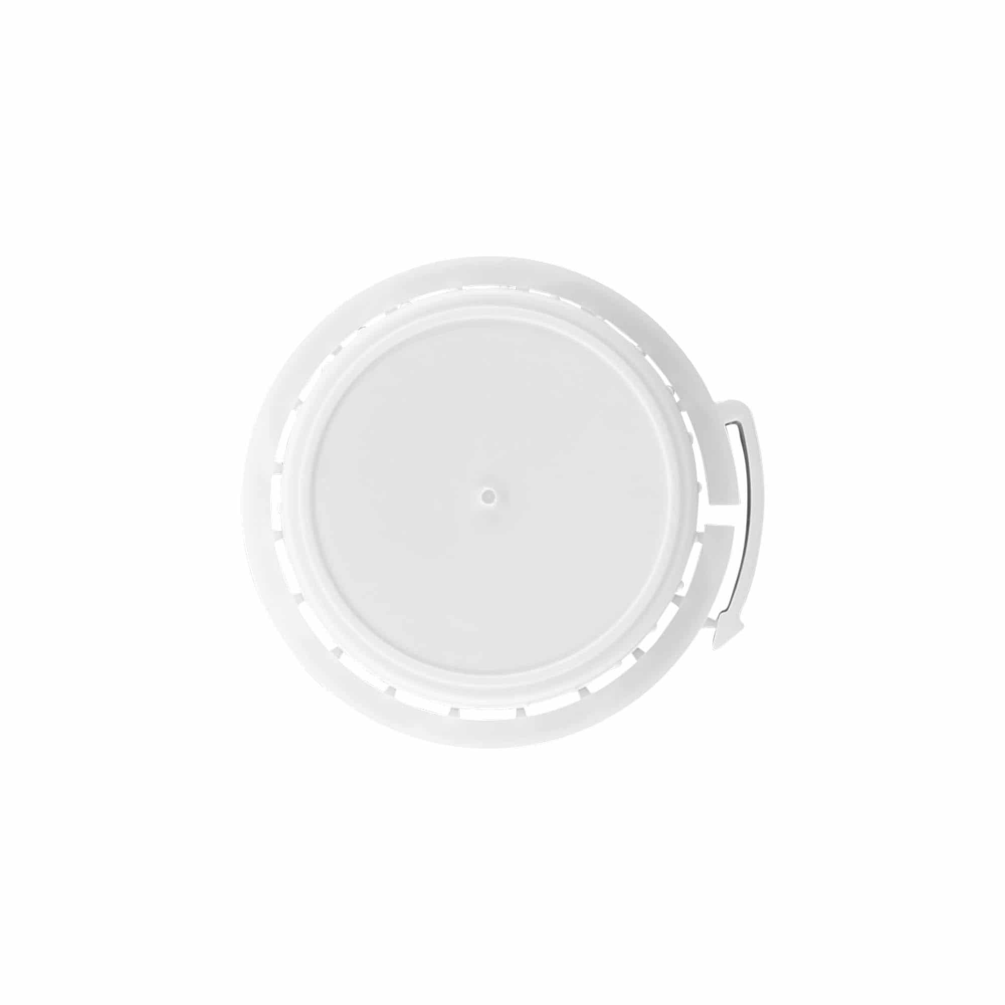 Kruvikork alumiiniumflaskile, PP-plast, valge, sobib avausele: DIN 32
