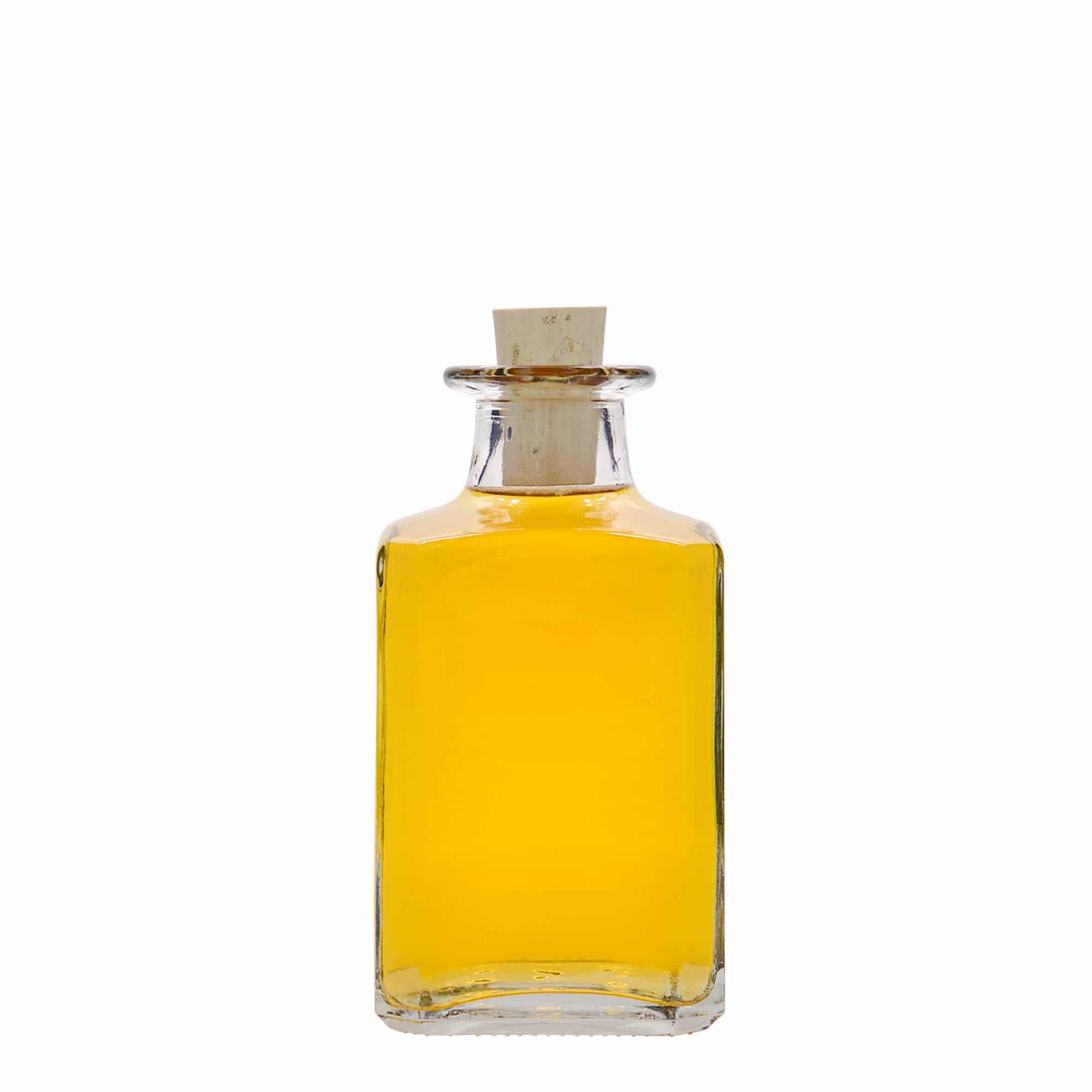 250 ml klaaspudel 'Torben', ruudukujuline, sulgur: kork