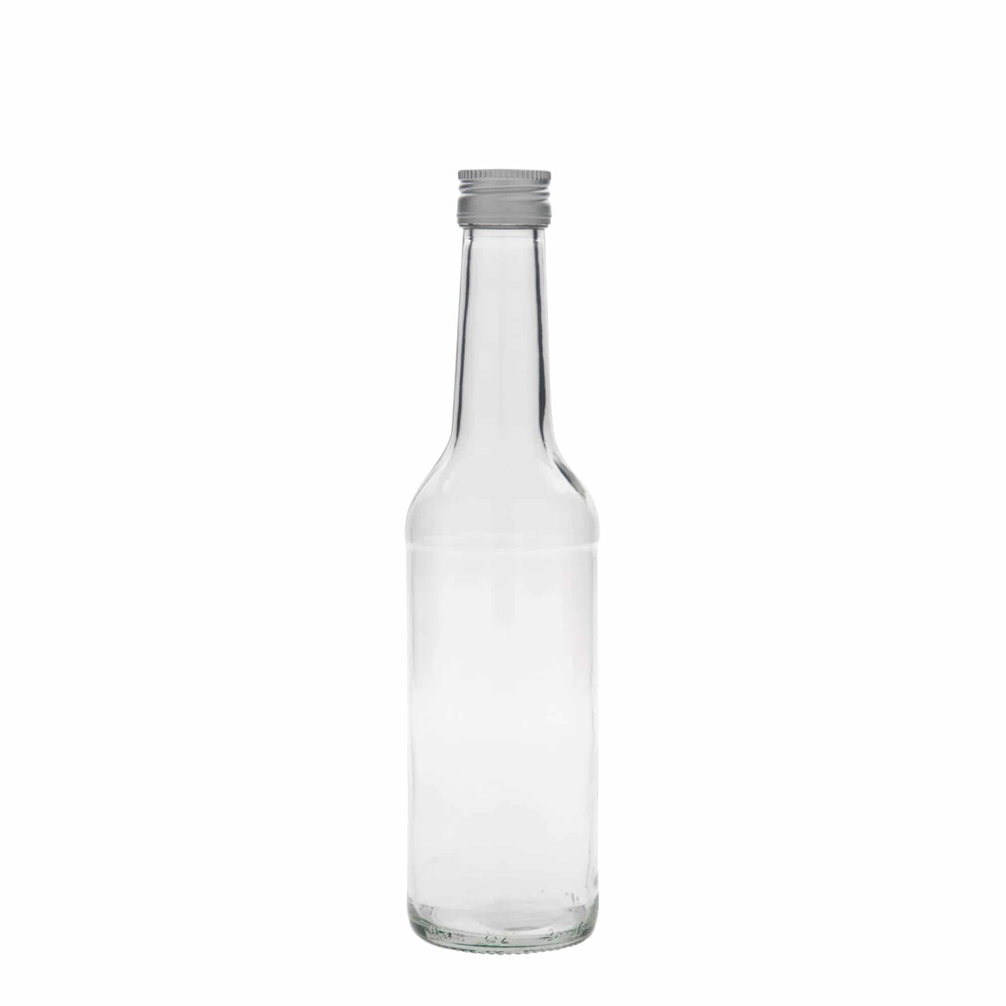 350 ml klaaspudel, sirge kaelaga, sulgur: PP 28