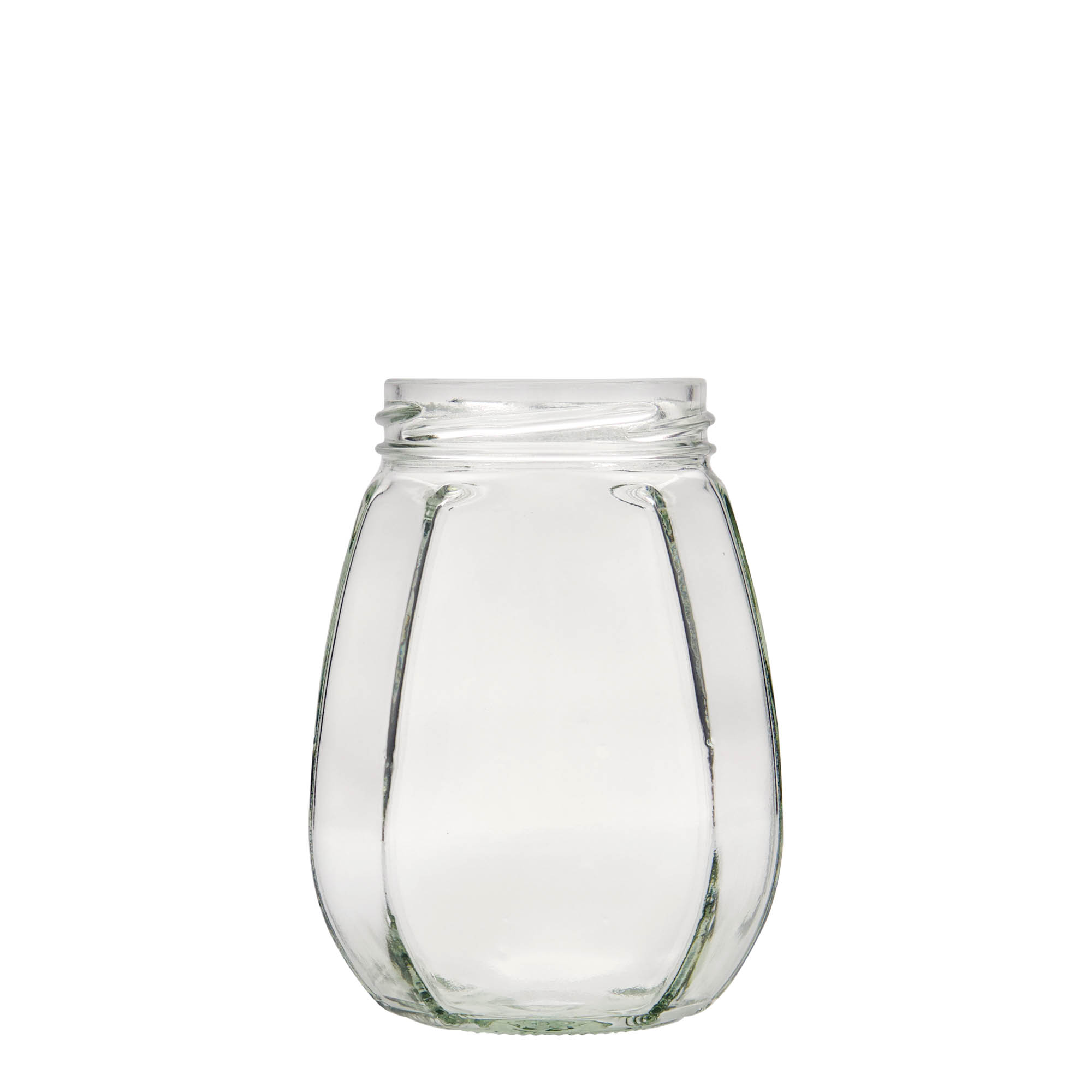 385 ml kaunistuspurk, kuusnurkne, ava: Twist-Off (TO 63) 385 ml kaunistuspurk, kuusnurkne, ava: Twist-Off (TO 63)