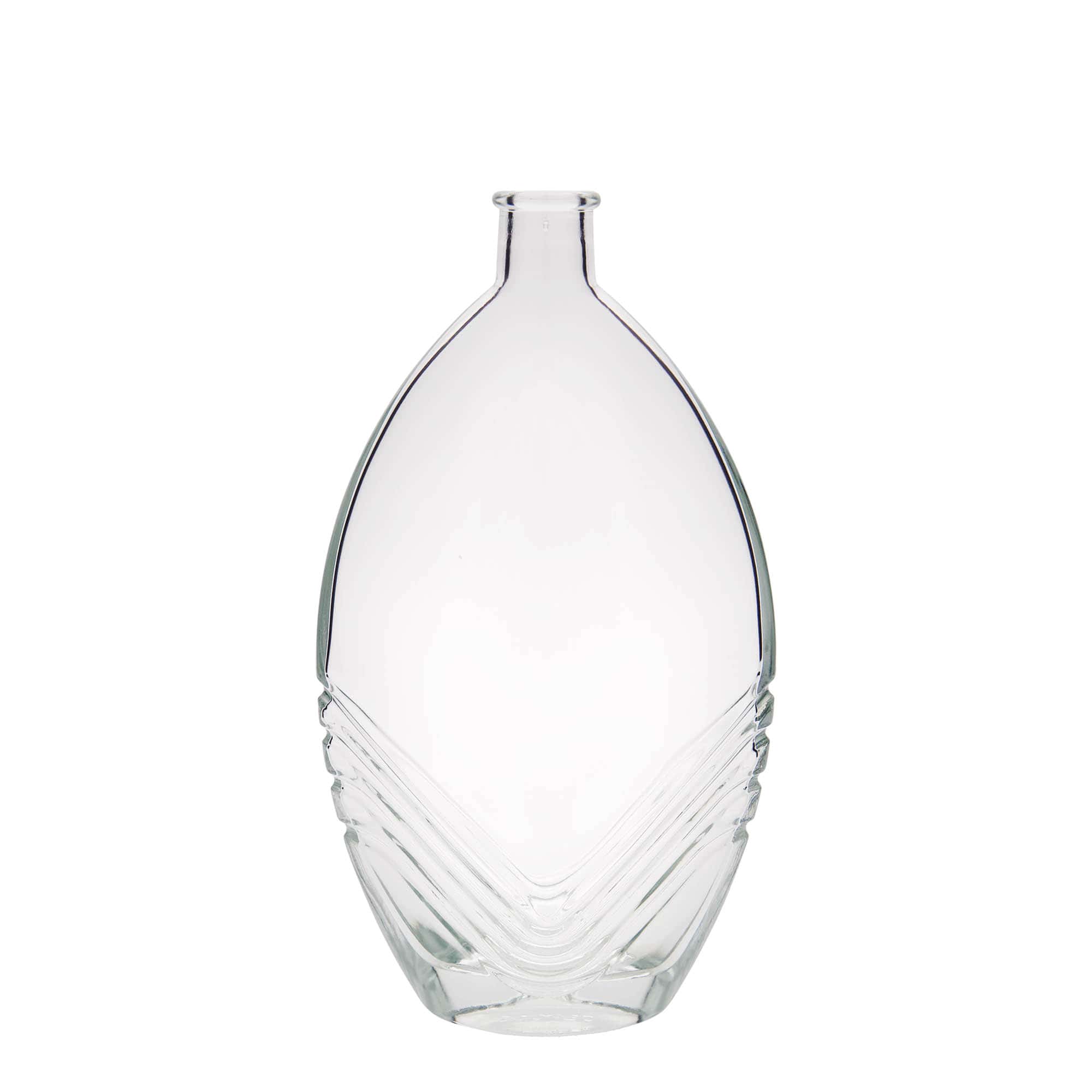 500 ml klaaspudel 'Florence', ovaalne, sulgur: kork 500 ml klaaspudel 'Florence', ovaalne, sulgur: kork
