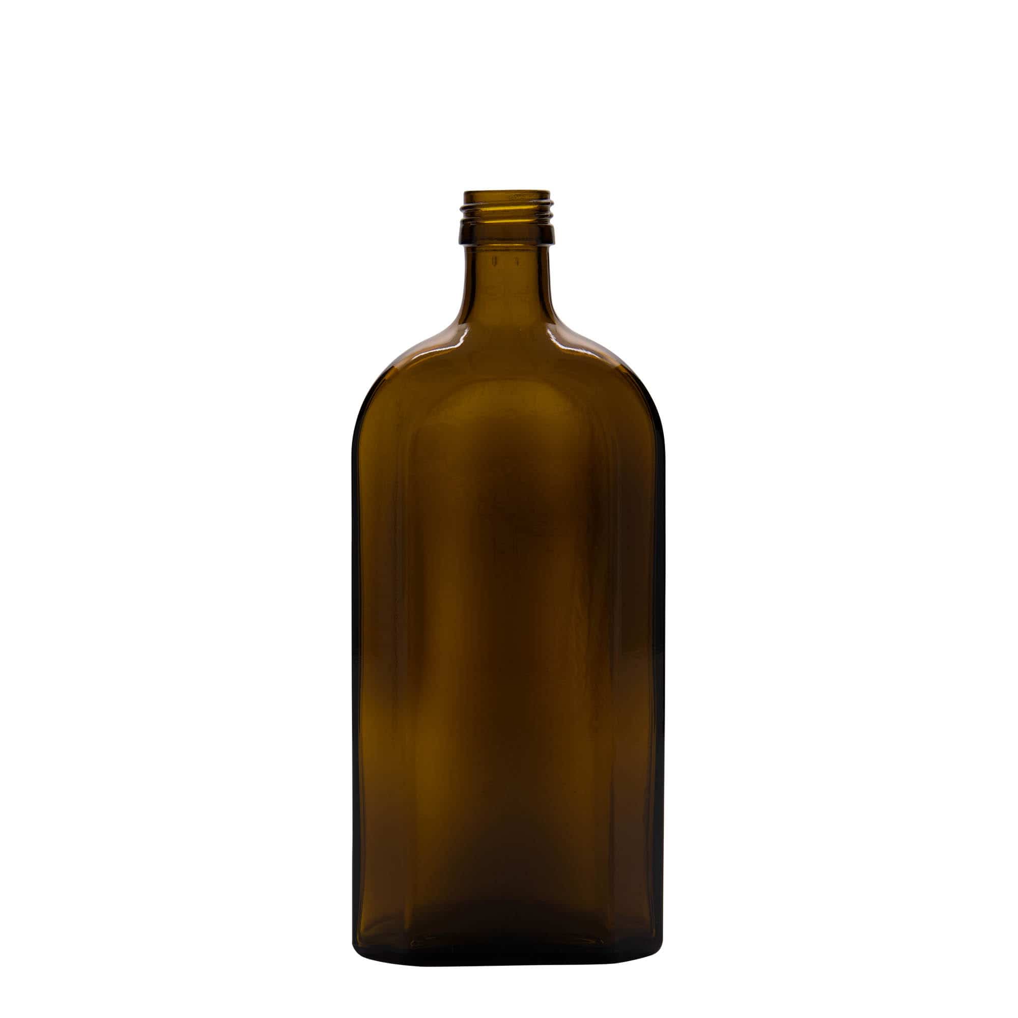 500 ml rohupudel Meplat, ovaalne, klaas, pruun, sulgur: PP 28 500 ml rohupudel Meplat, ovaalne, klaas, pruun, sulgur: PP 28