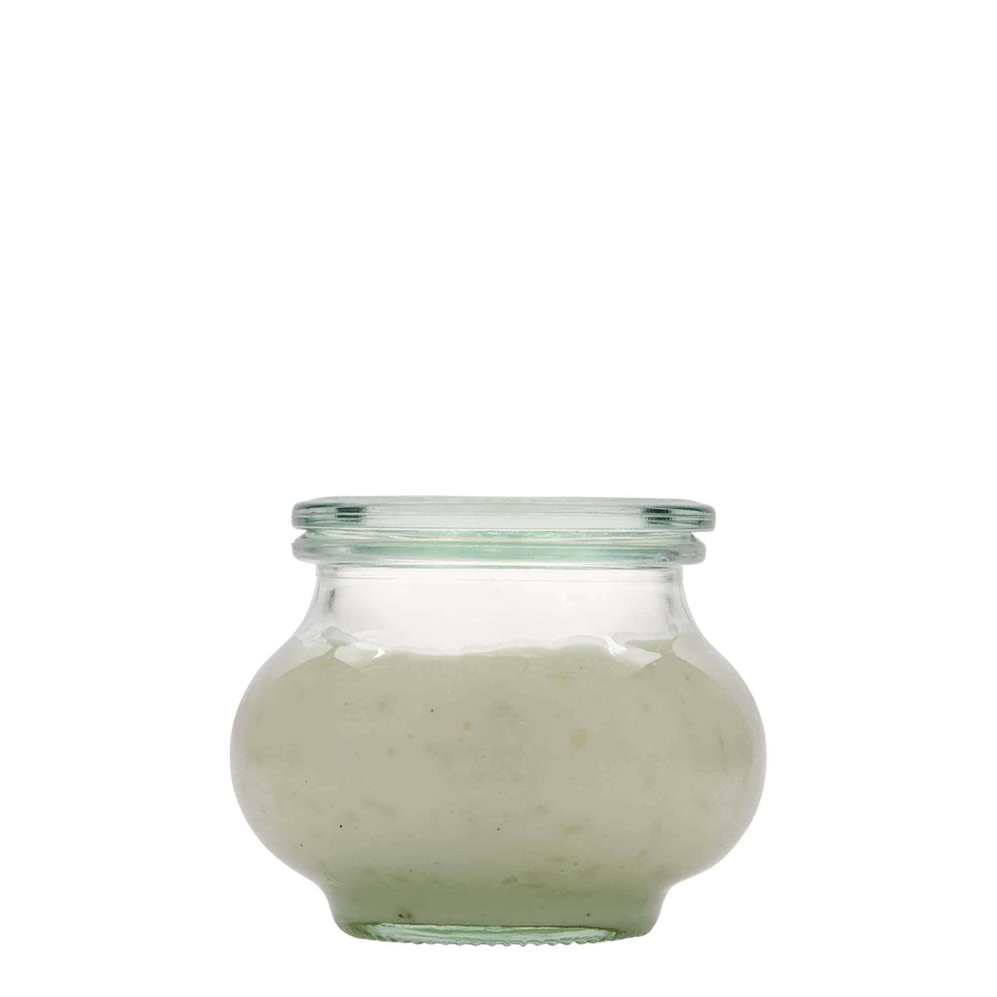 220 ml WECK-ehteteglas, suu: ümar serv