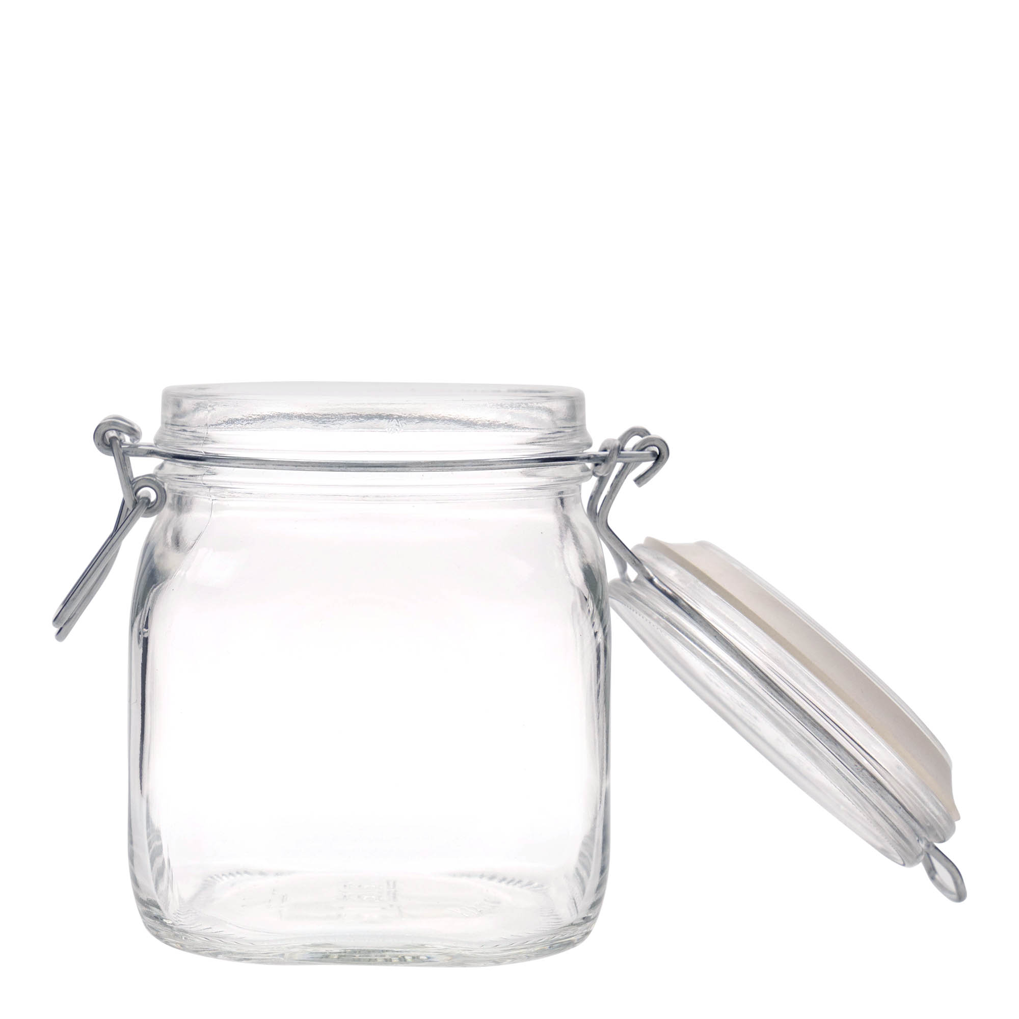 750 ml traadist sulguriga klaaspurk 'Fido', ruudukujuline, suuava: traadist sulgur 750 ml traadist sulguriga klaaspurk 'Fido', ruudukujuline, suuava: traadist sulgur