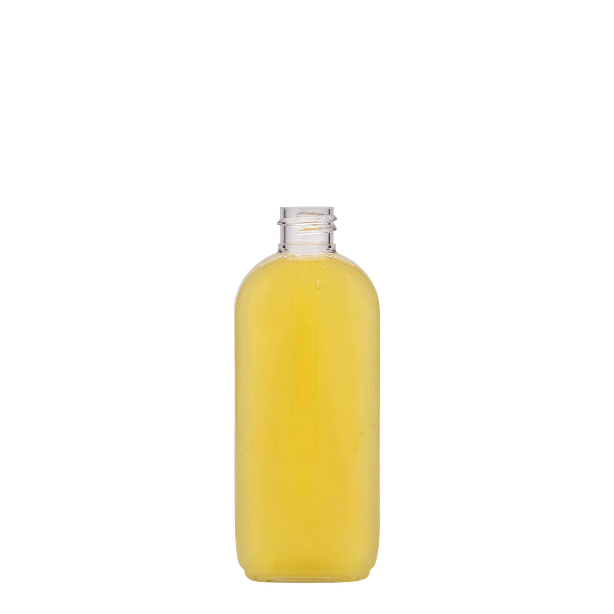 100 ml PET-pudel 'Iris', ovaalne, plastik, kael: 20/410