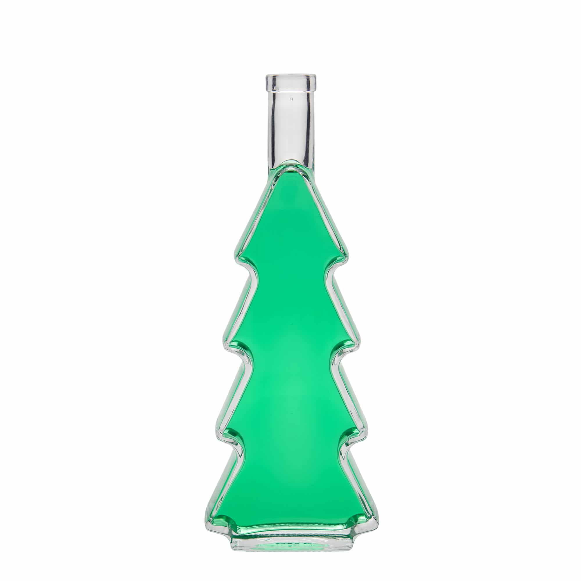500 ml klaaspudel 'Kuusepuu', avaus: kork
