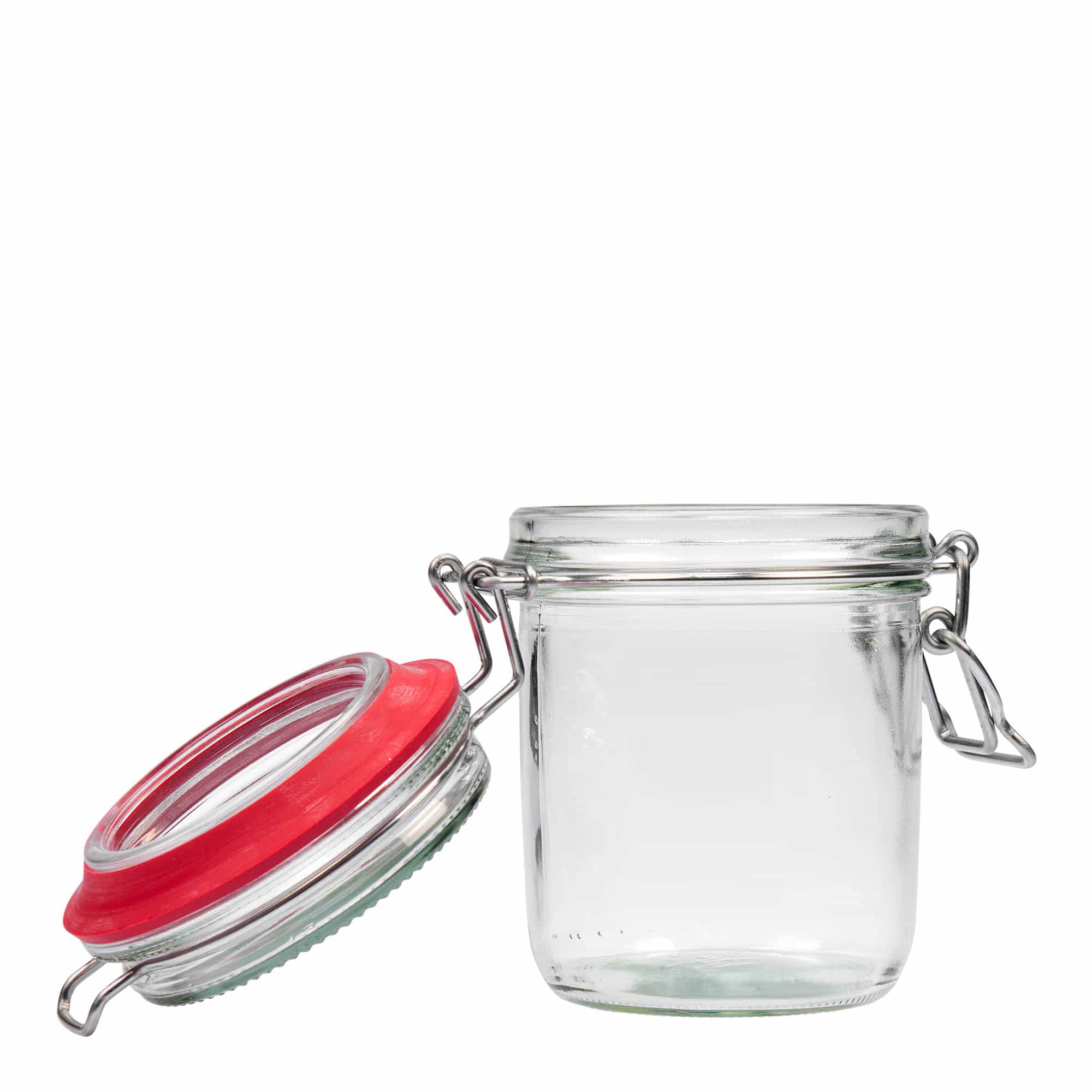 370 ml traadist sangaga klaaspurk, suuava: traadist sangalukk
